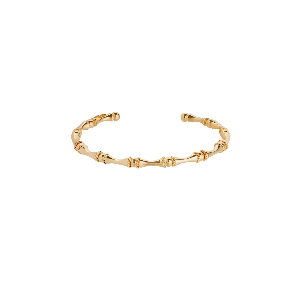 Gas Bijoux Armreif Bambou Mini, vergoldet