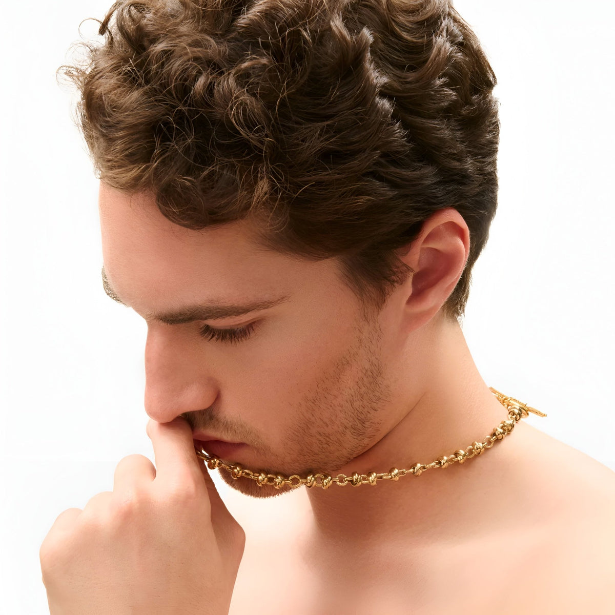 Gas Bijoux Kette Atik Chaine, vergoldet