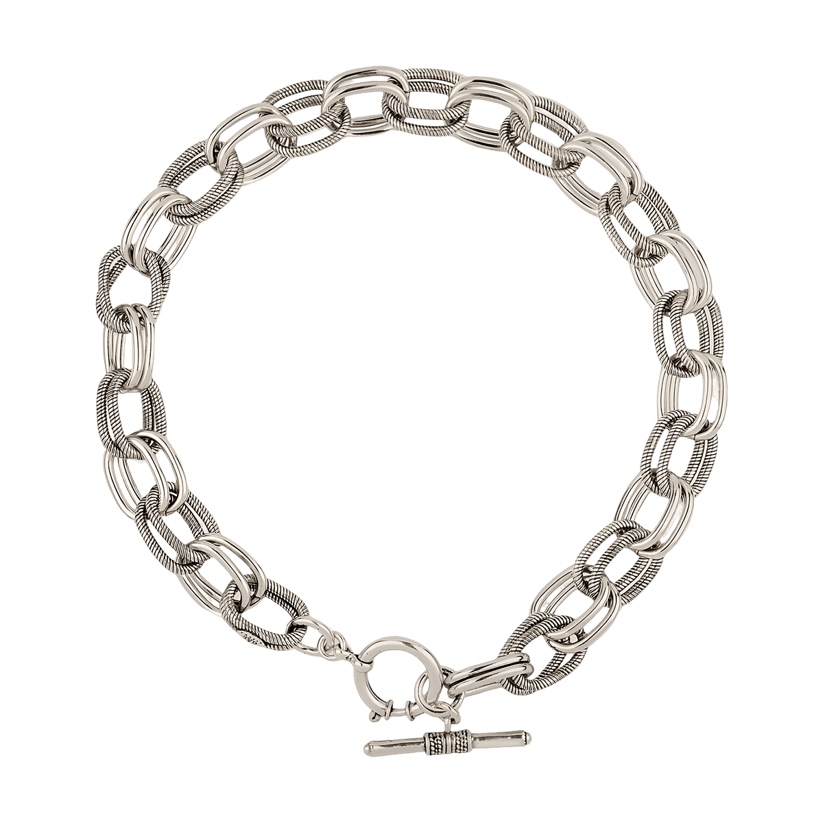 Gas Bijoux Kette Bell, versilbert