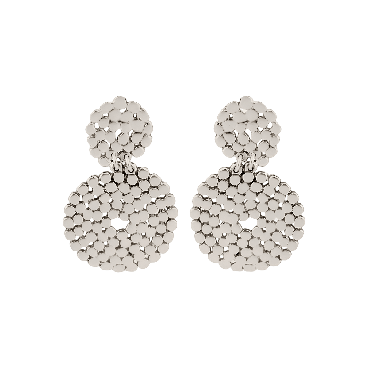 Gas Bijoux Ohrringe Onde Lucky Mini, versilbert