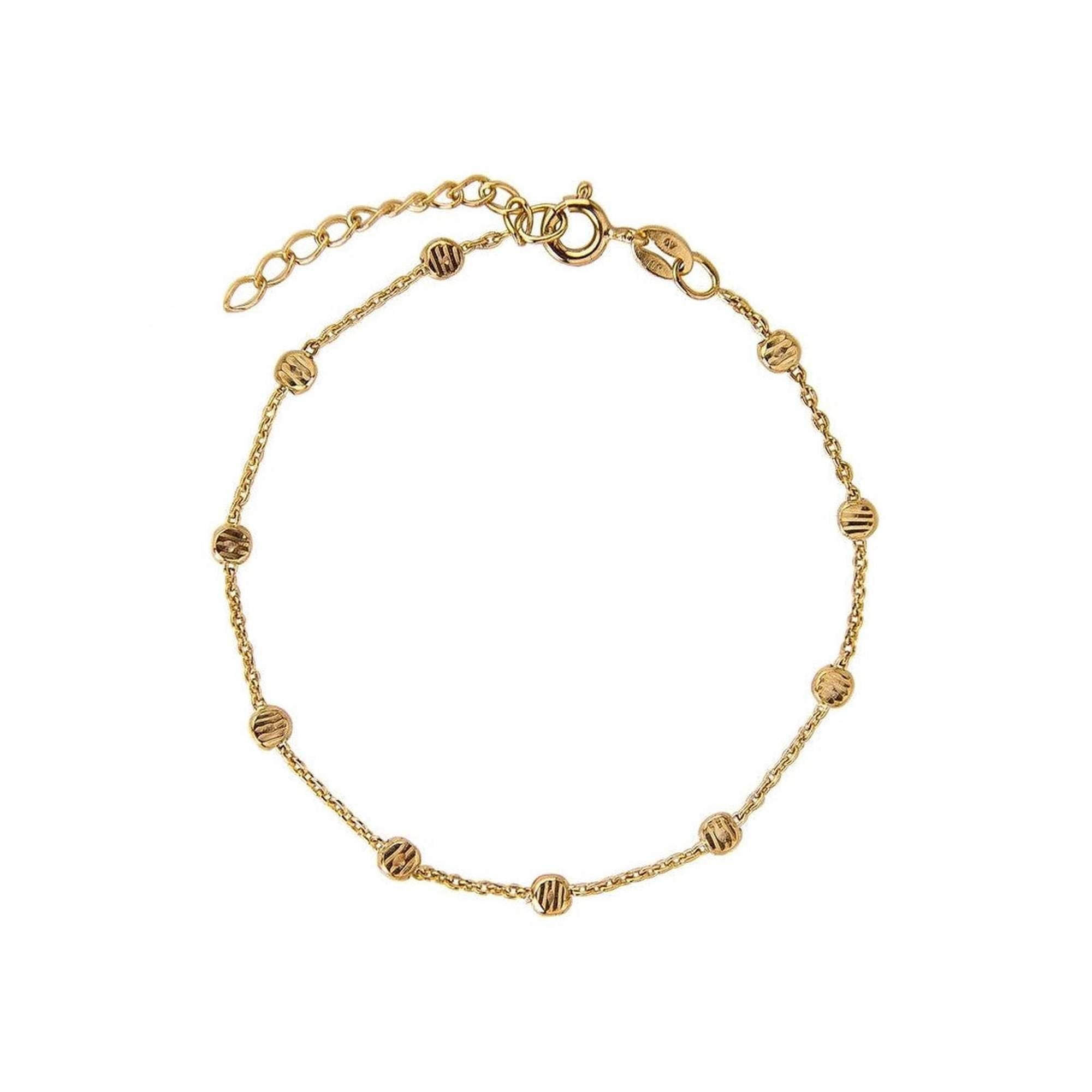 Jeberg Jewellery Armband Gold Beads, vergoldet