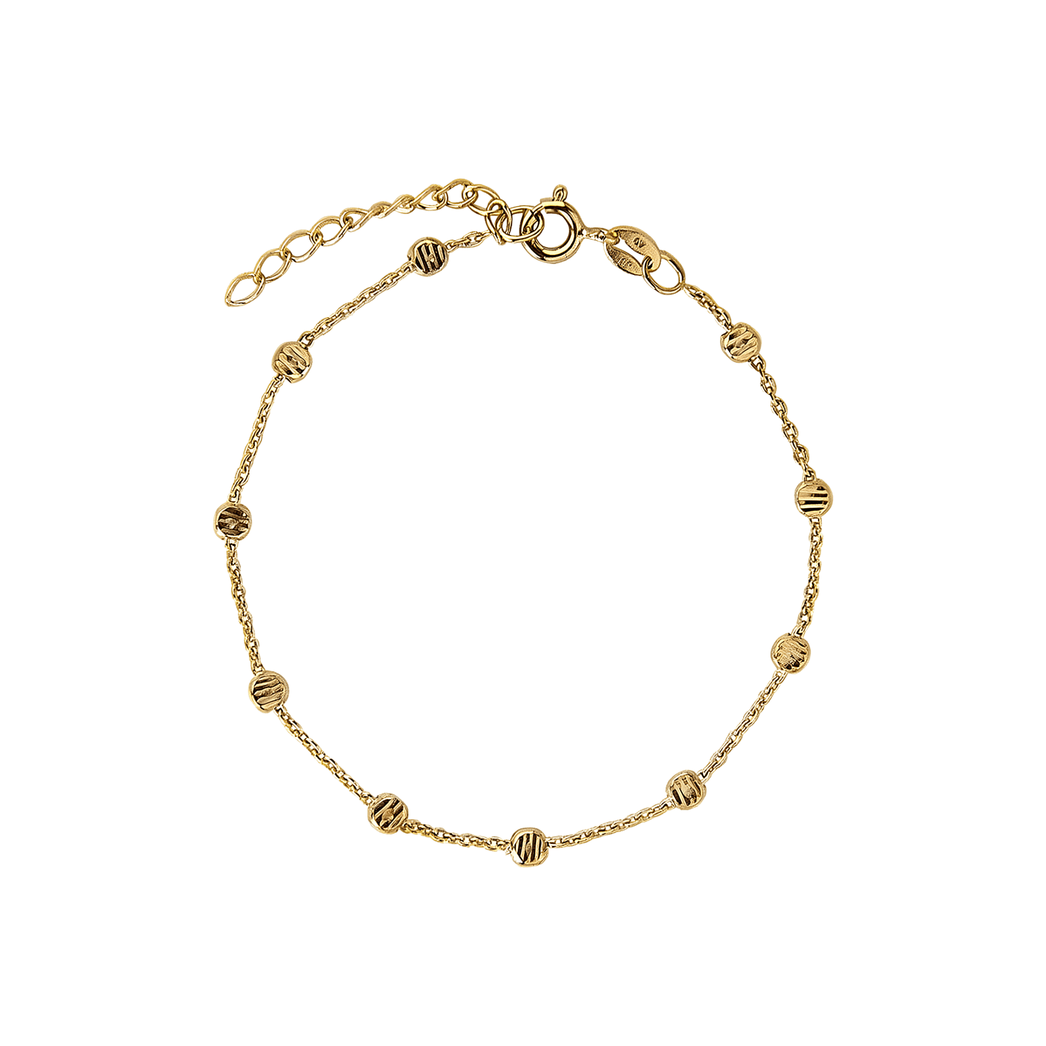 Jeberg Jewellery Armband Gold Beads, vergoldet