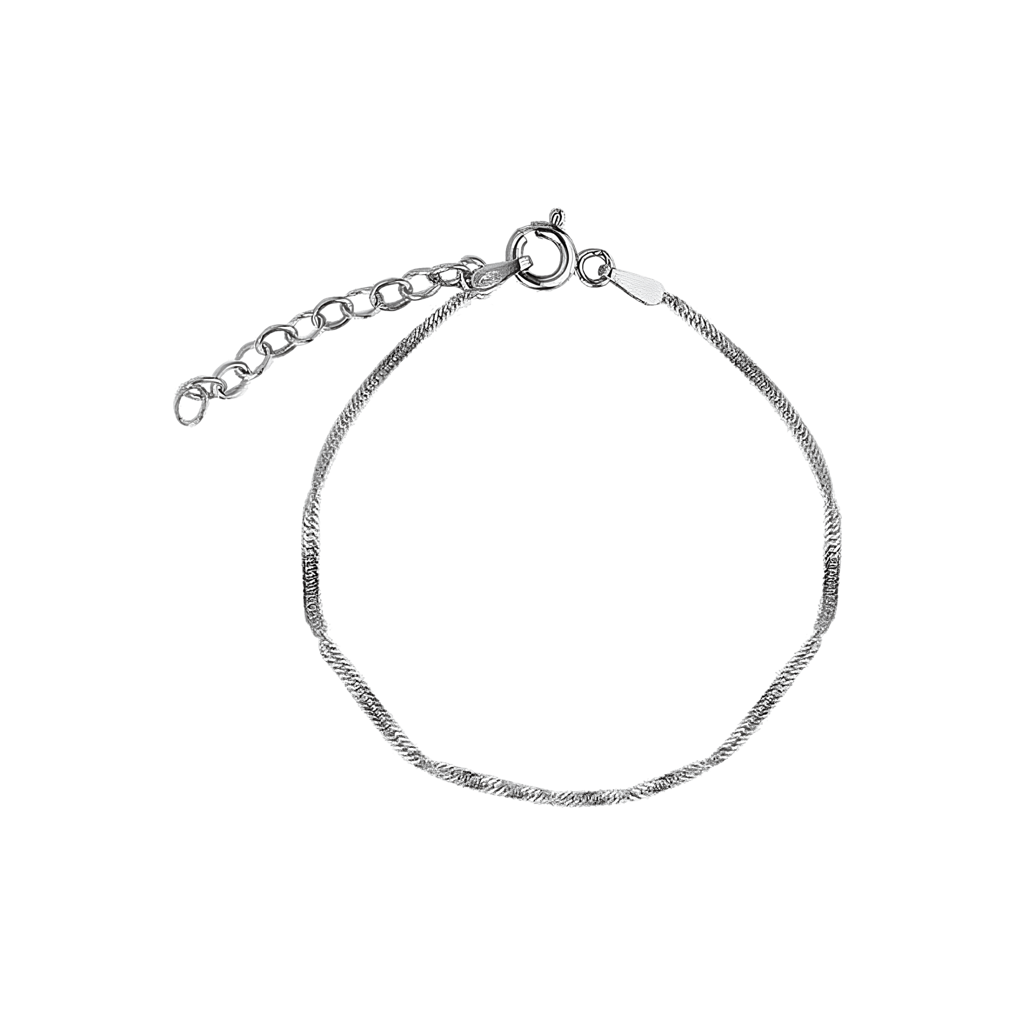 Jeberg Jewellery Armband Lila, Silber
