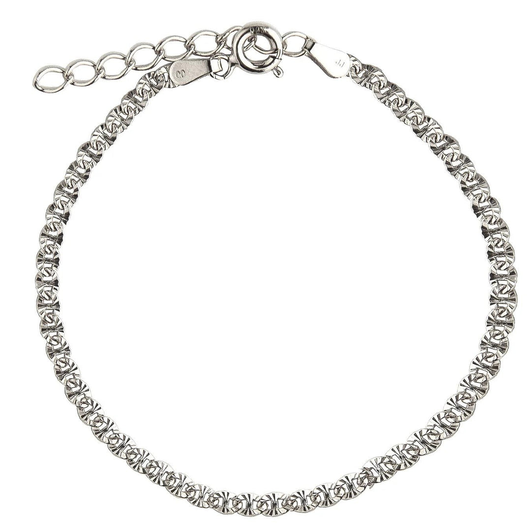 Jeberg Jewellery Armband Luna, Silber