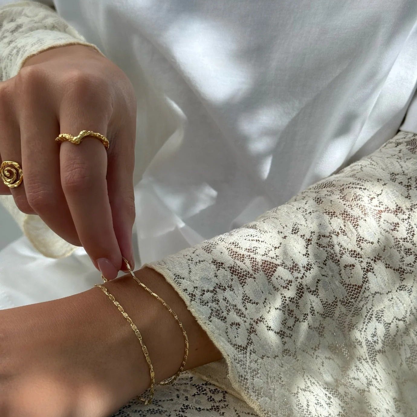 Jeberg Jewellery Armband Mabel, vergoldet