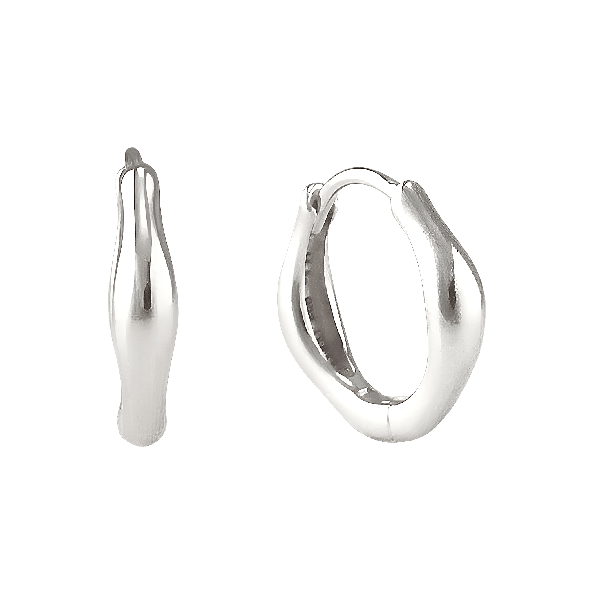 Jeberg Jewellery Creolen Balance, Silber