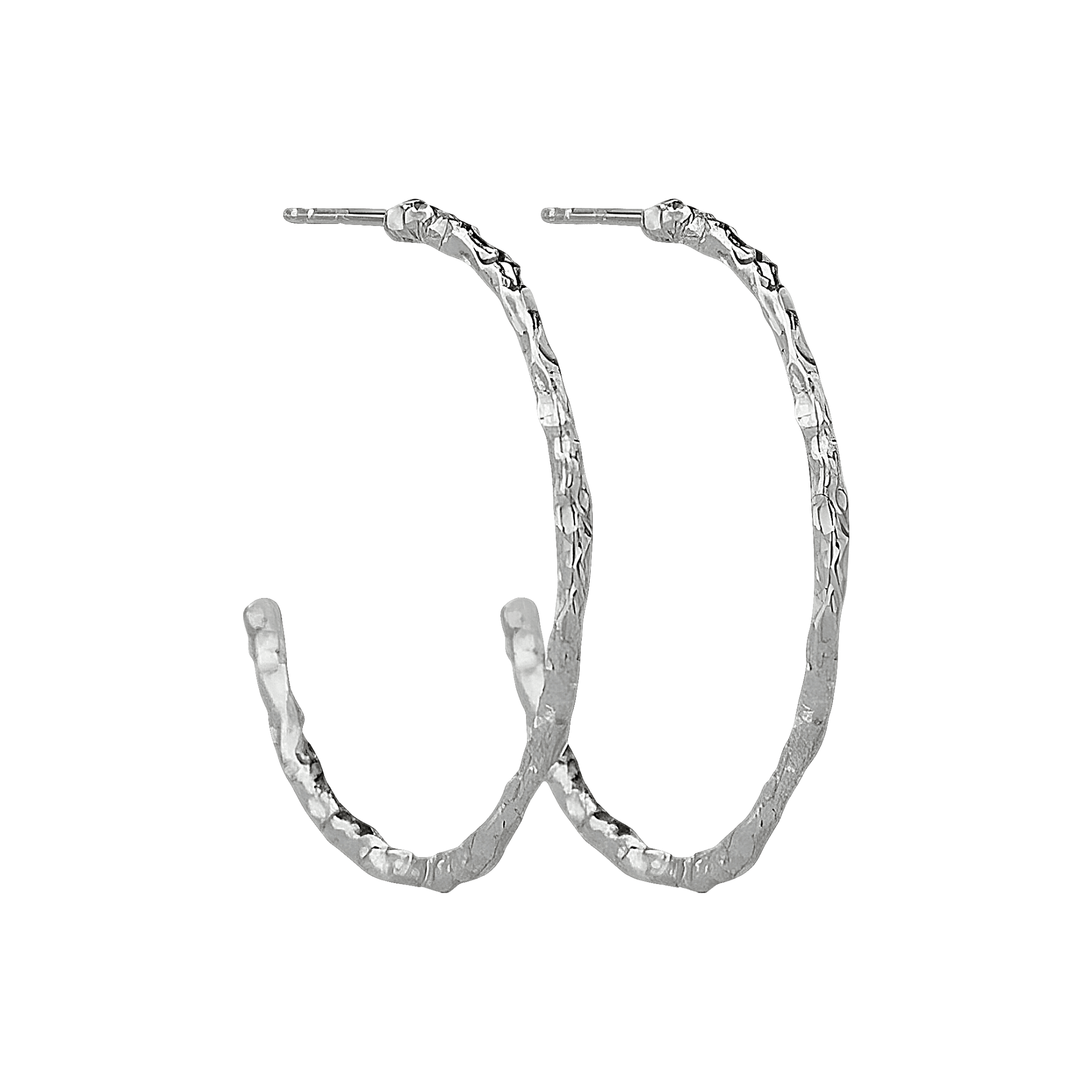 Jeberg Jewellery Creolen Holly, large, Silber