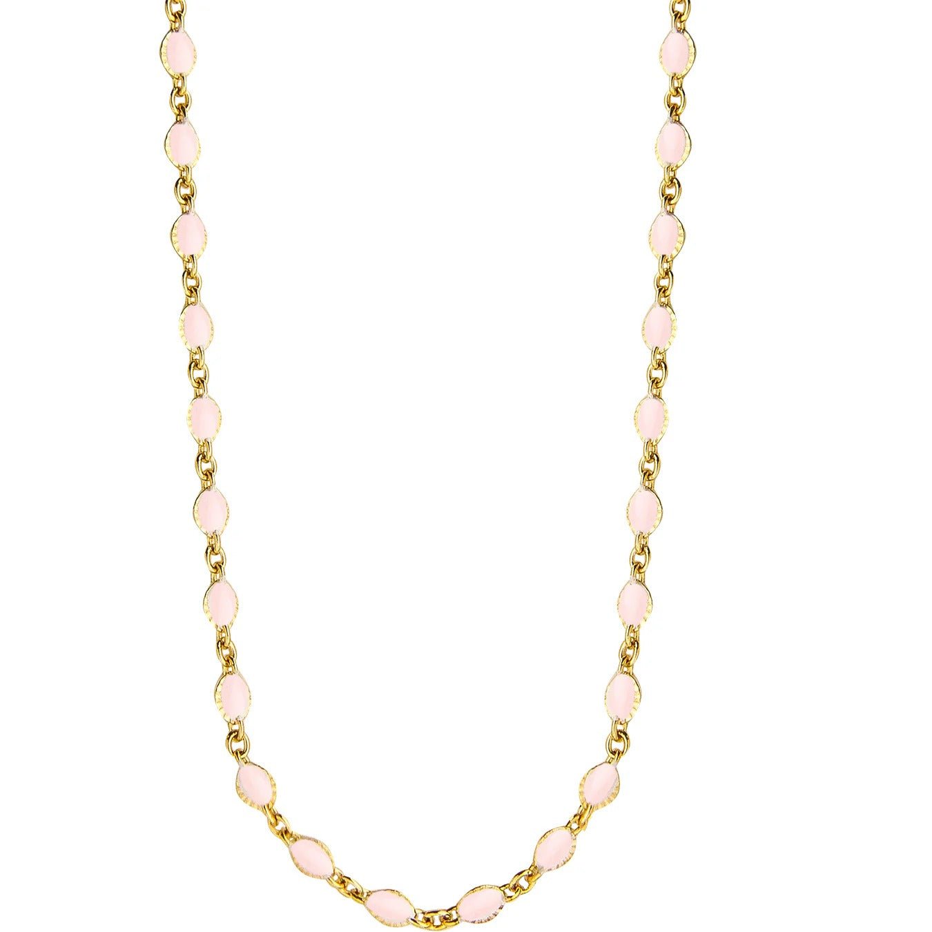 Jeberg Jewellery Kette Blush Enamel, vergoldet