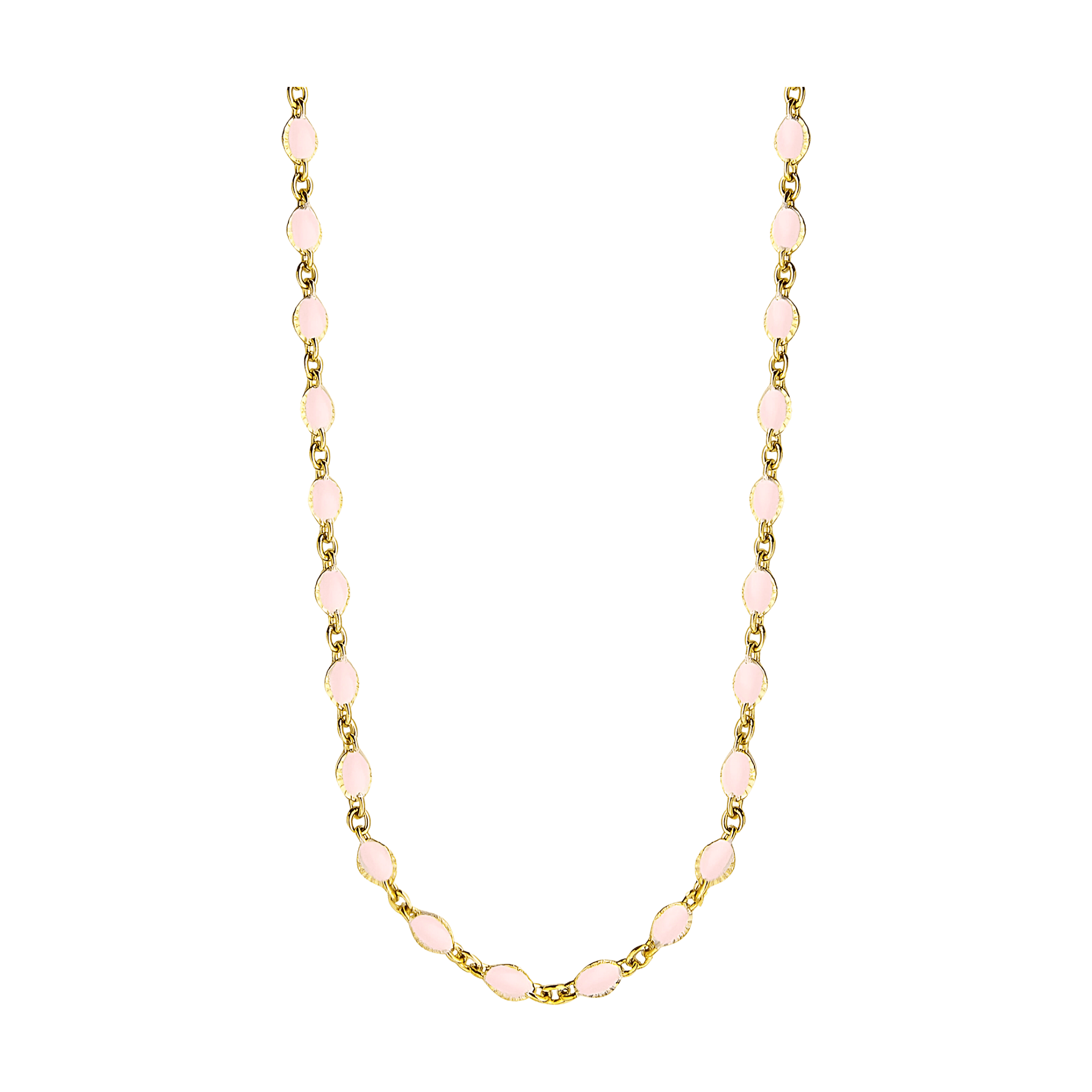 Jeberg Jewellery Kette Blush Enamel, vergoldet