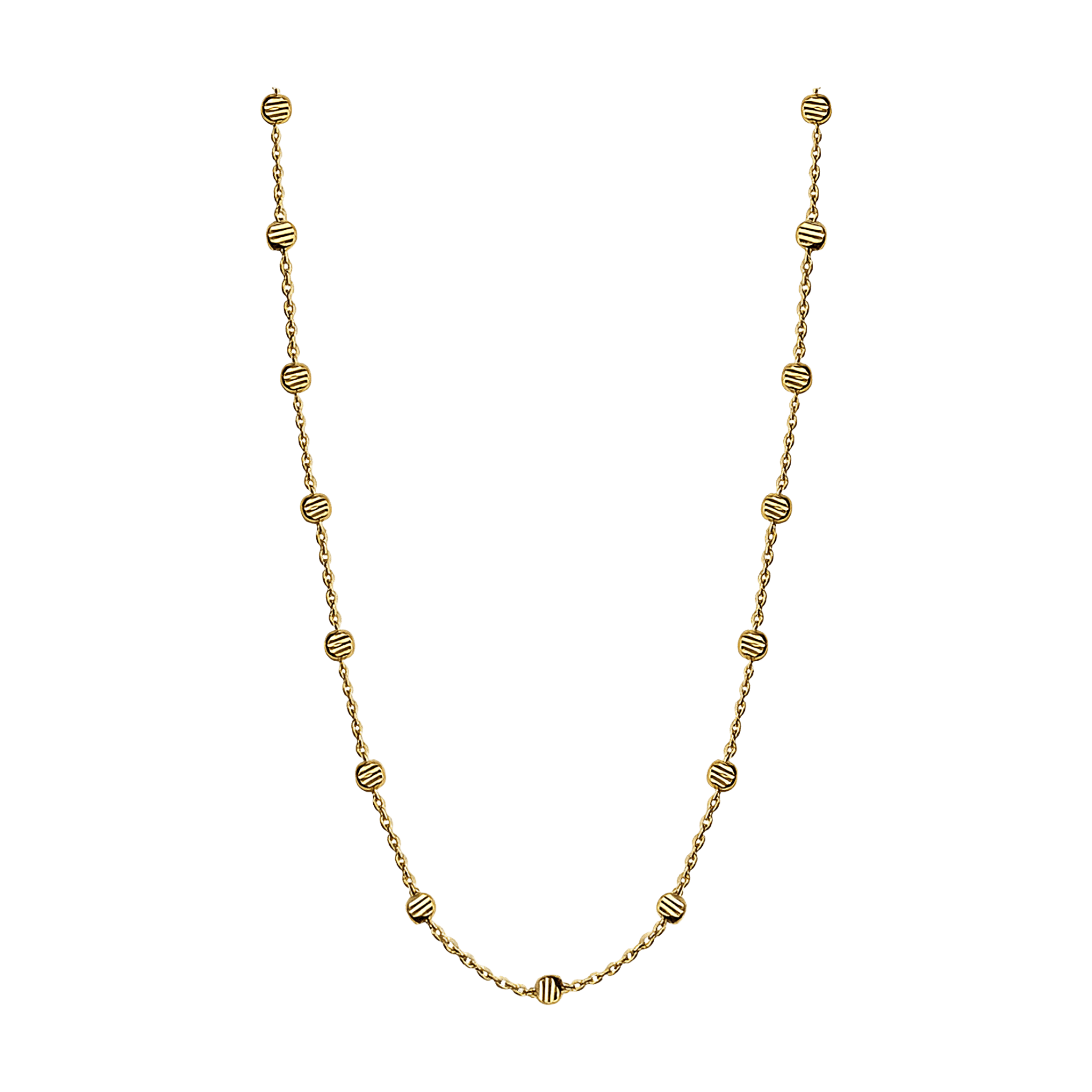 Jeberg Jewellery Kette Gold Beads, vergoldet