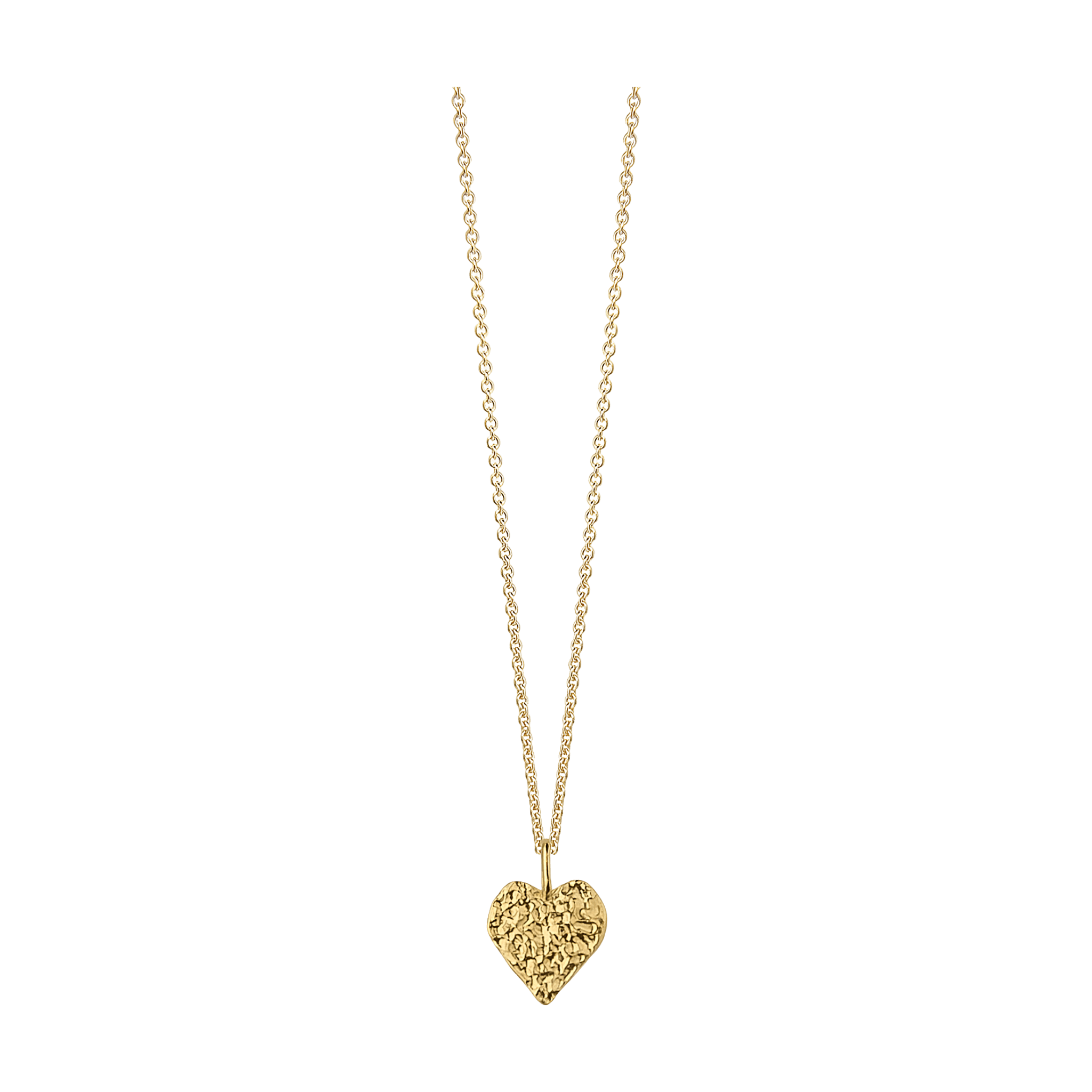 Jeberg Jewellery Kette Heart Charm, vergoldet