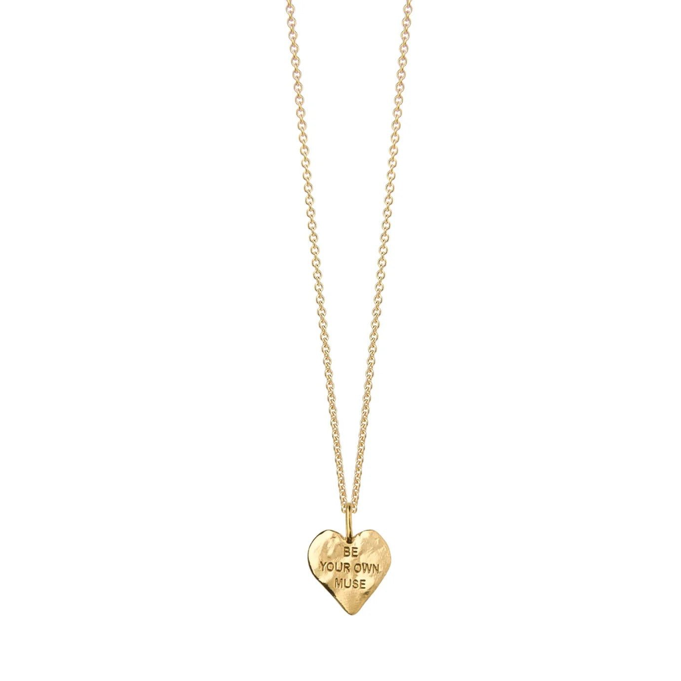 Jeberg Jewellery Kette Heart Charm, vergoldet