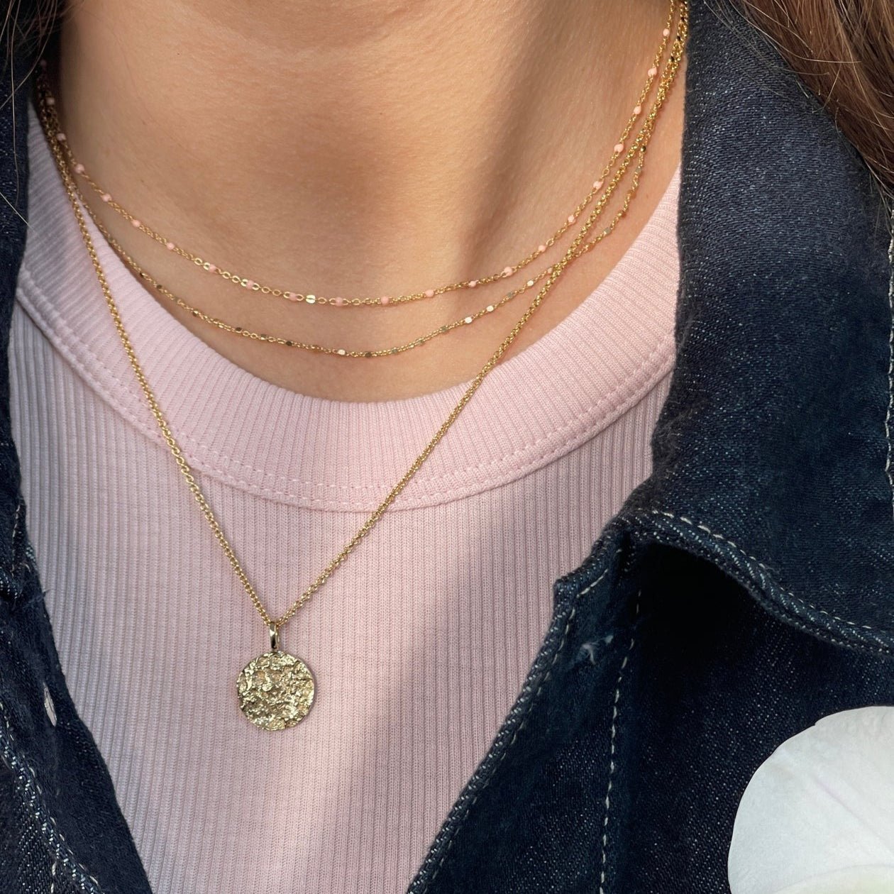 Jeberg Jewellery Kette I AM GOLD Amulet, vergoldet