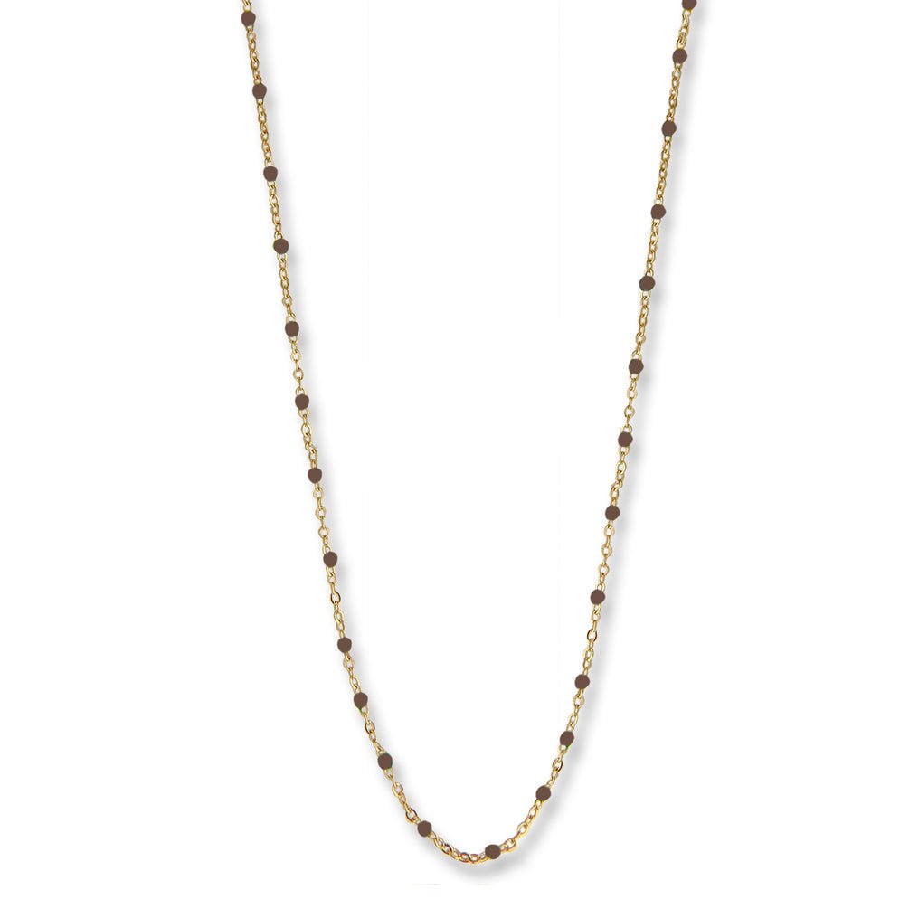 Jeberg Jewellery Kette Ivy Beaded Hazel, vergoldet