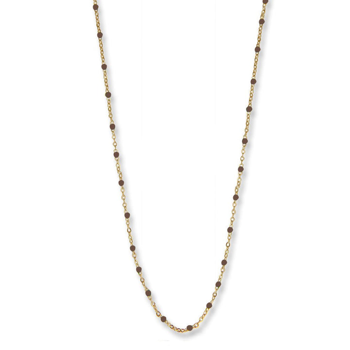 Jeberg Jewellery Kette Ivy Beaded Hazel, vergoldet