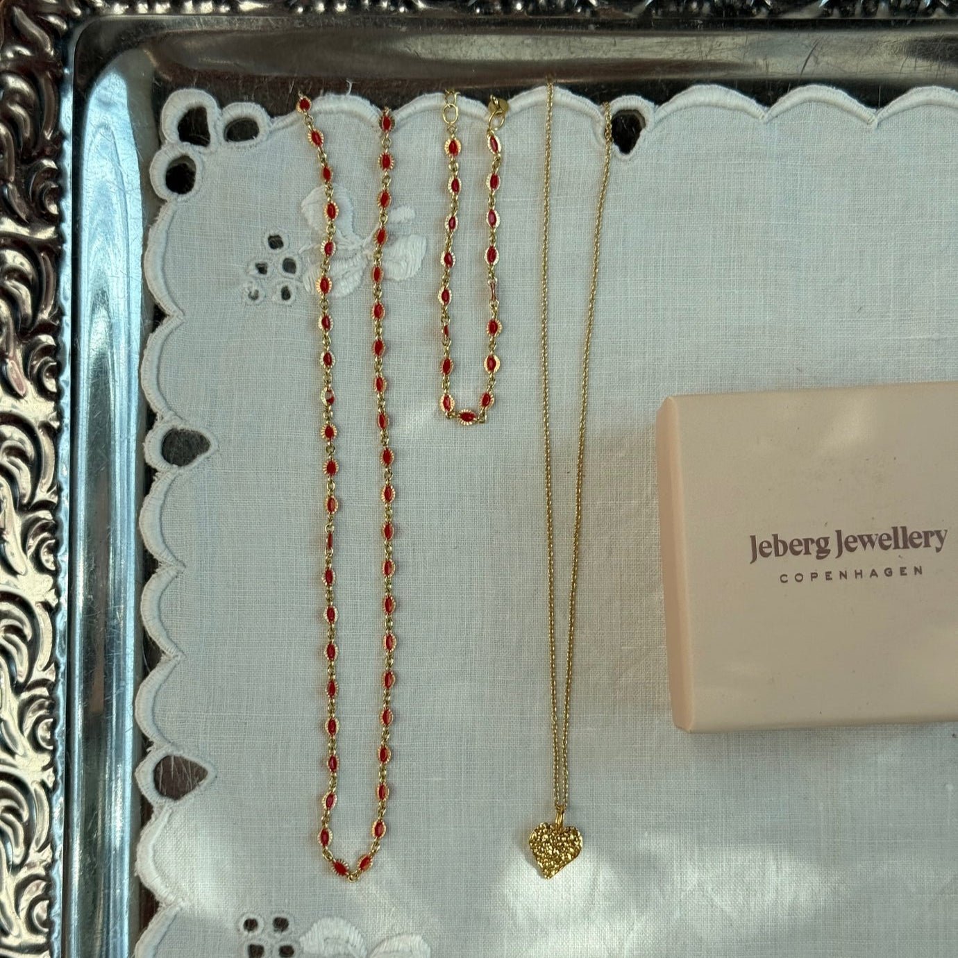 Jeberg Jewellery Kette Rosalie, vergoldet