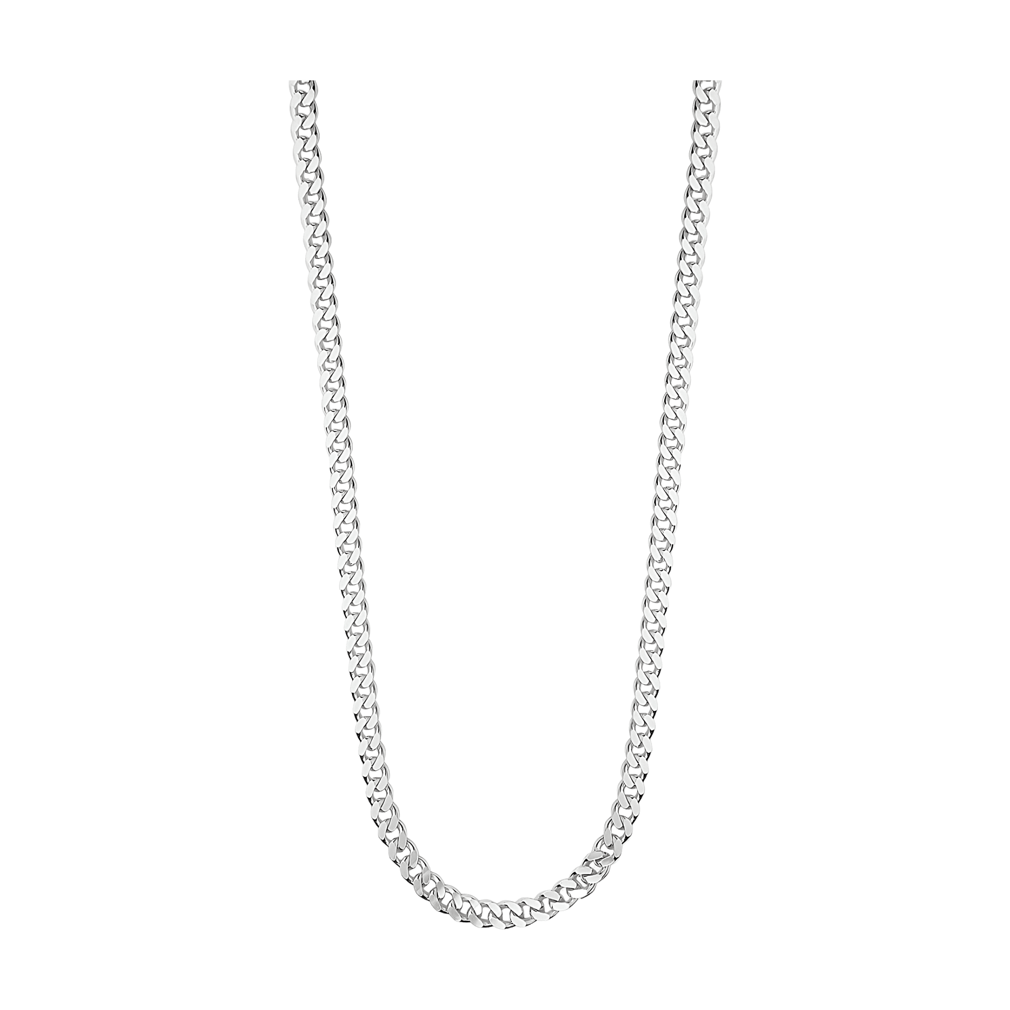 Jeberg Jewellery Kette Saga 5 mm Panzer, Silber