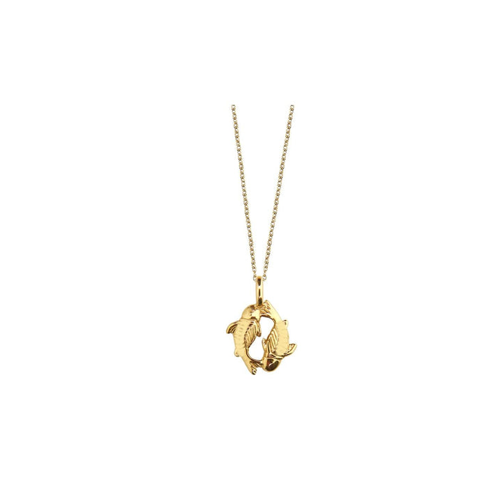 Jeberg Jewellery Kette Sternzeichen Fische, vergoldet