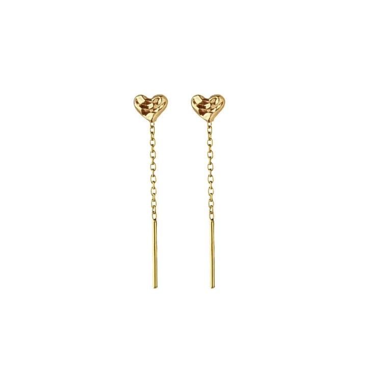 Jeberg Jewellery Ohrringe Cherish Chain, vergoldet