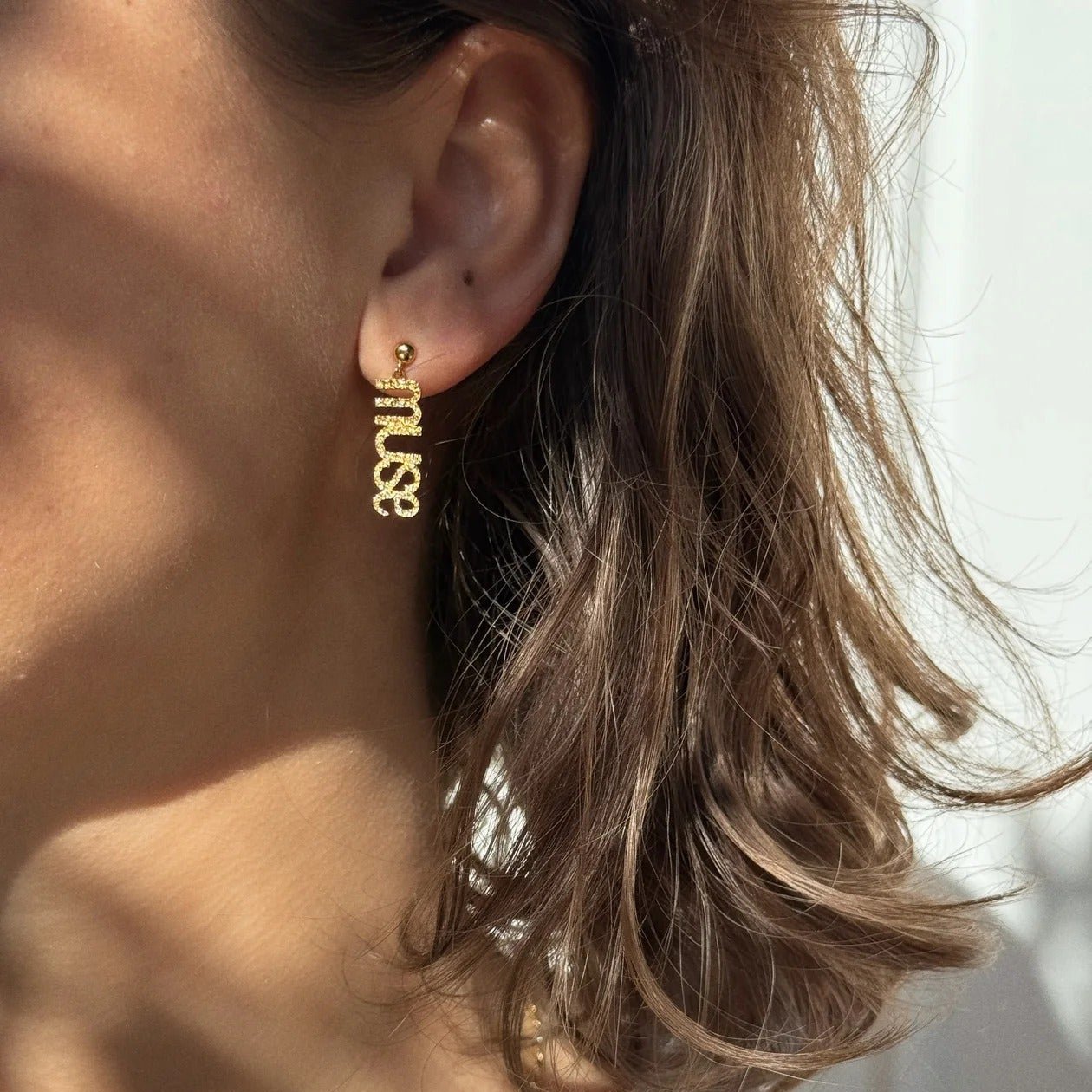 Jeberg Jewellery Ohrringe Miss Muse, vergoldet