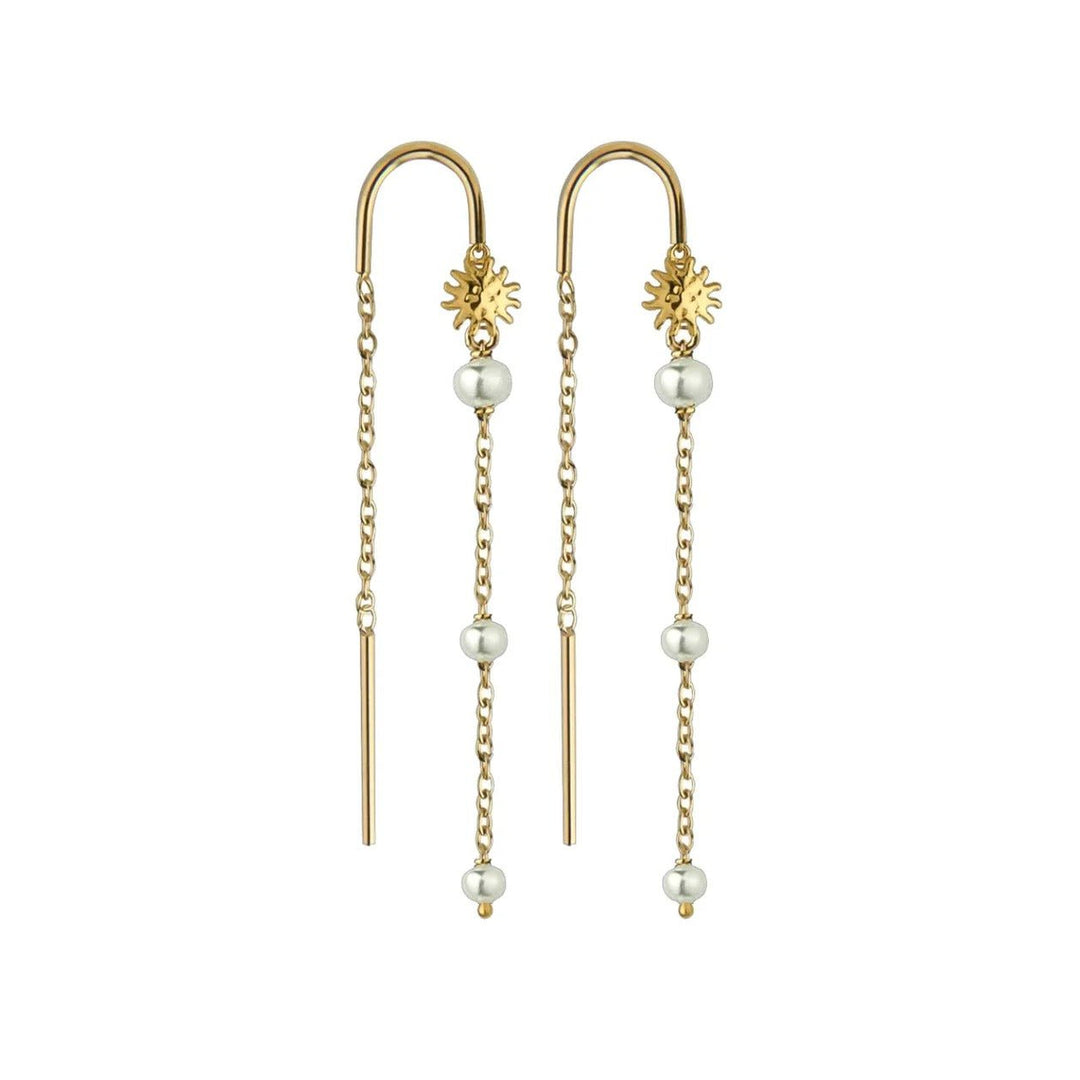 Jeberg Jewellery Ohrringe Sunshower, vergoldet