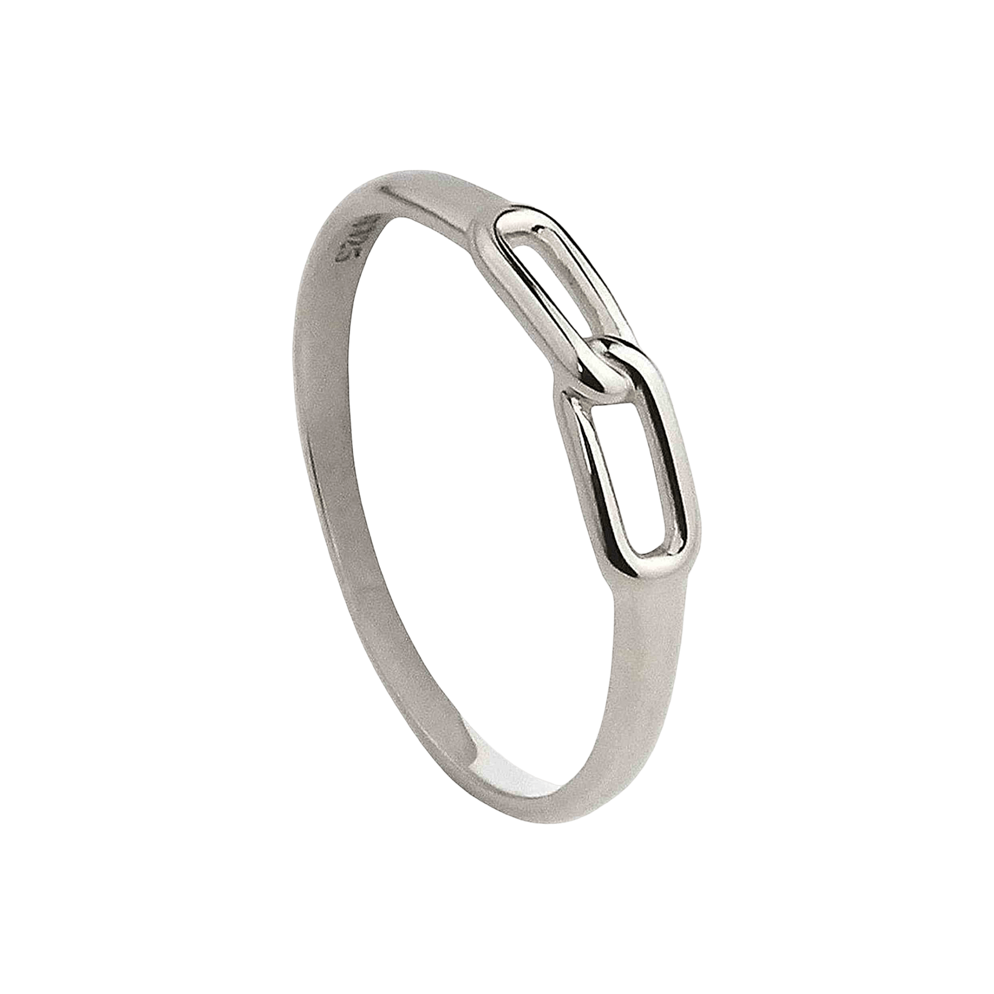 Jeberg Jewellery Ring Love Link, Silber