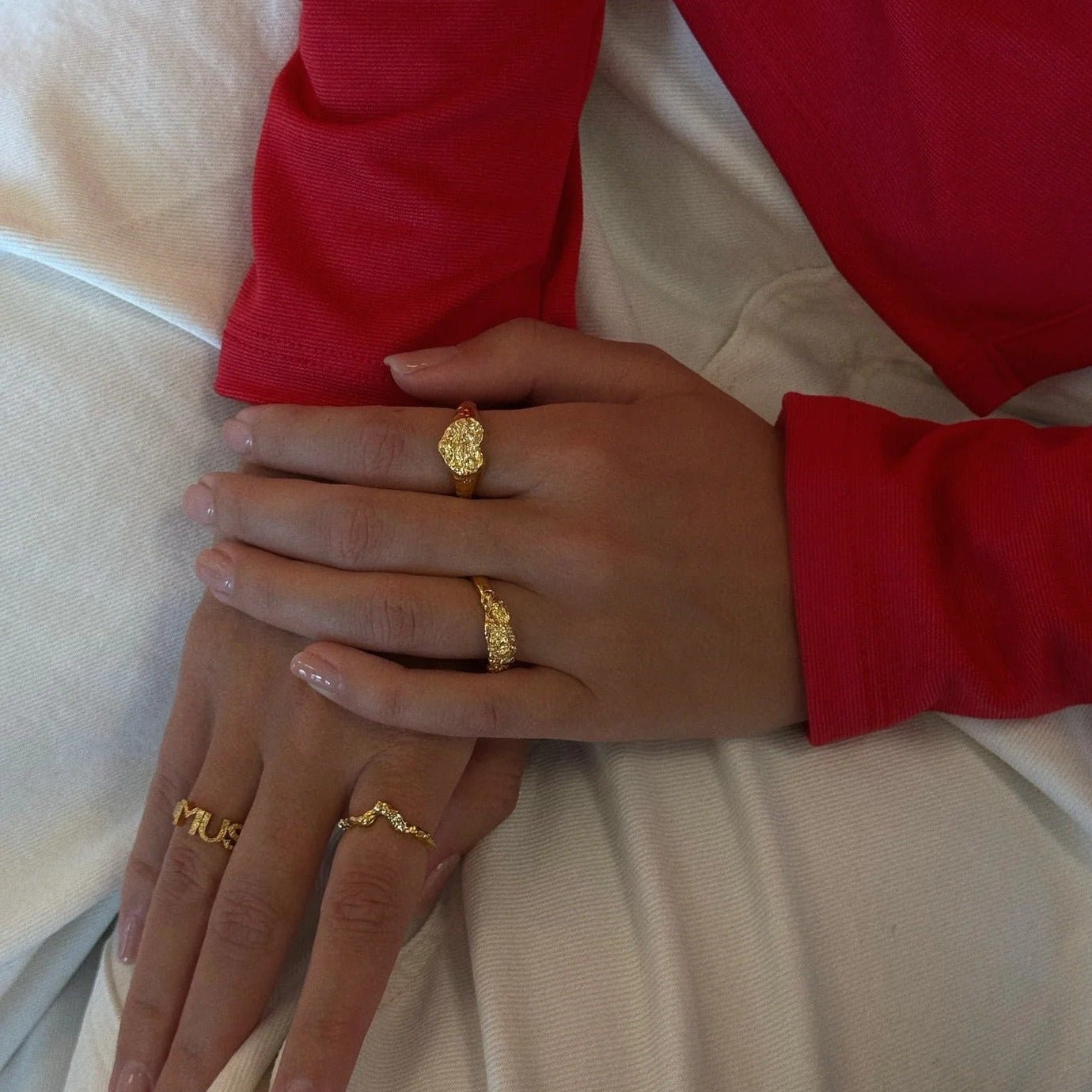 Jeberg Jewellery Ring Luv, Silber