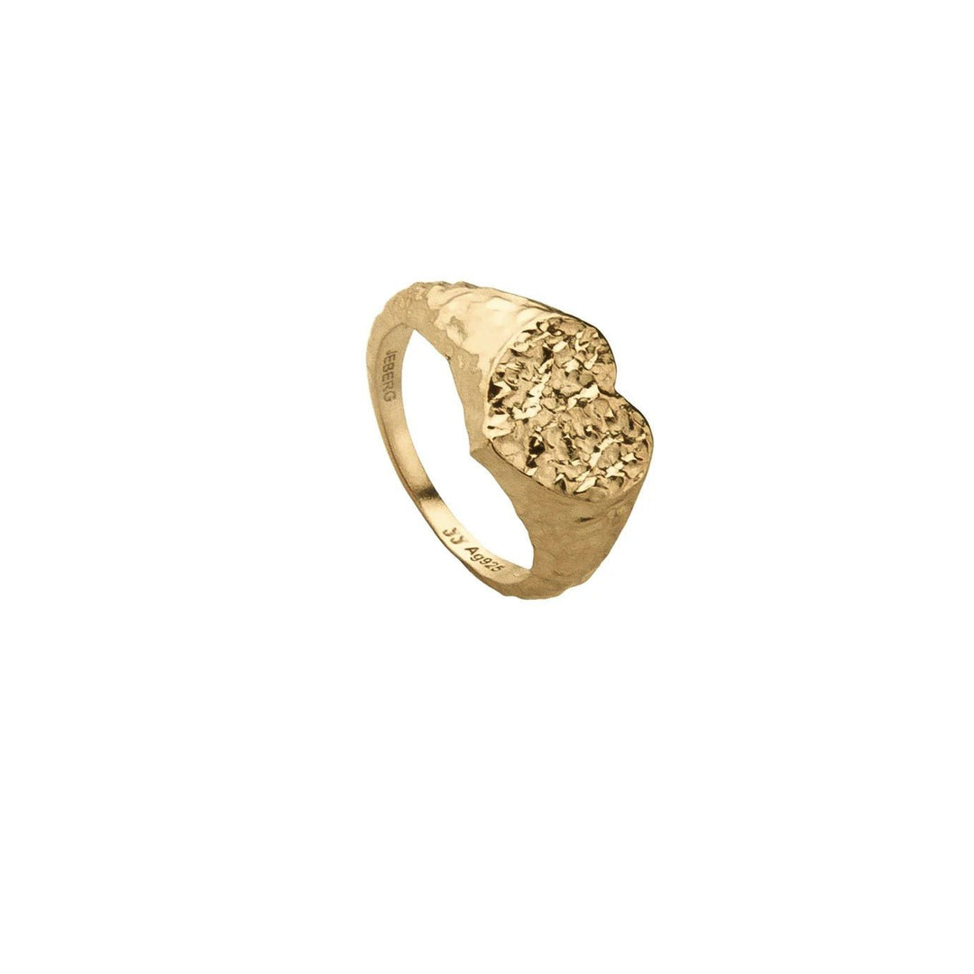 Jeberg Jewellery Ring Luv, vergoldet