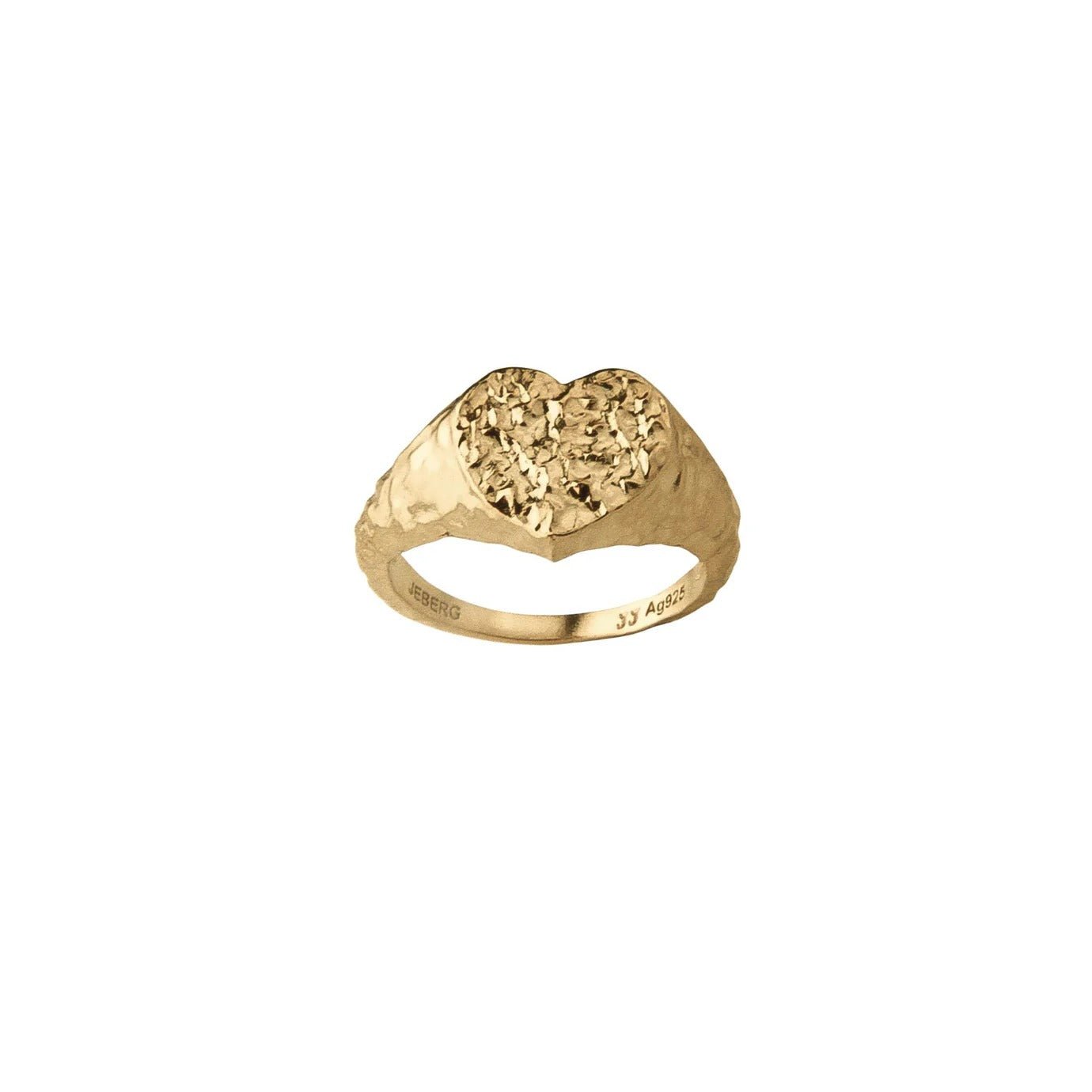 Jeberg Jewellery Ring Luv, vergoldet