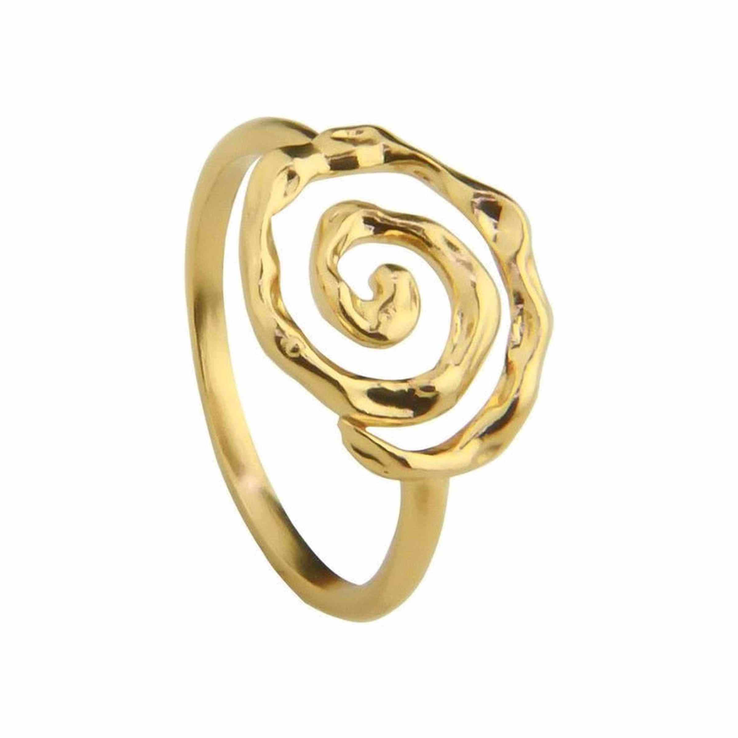 Jeberg Jewellery Ring Pirouette, vergoldet