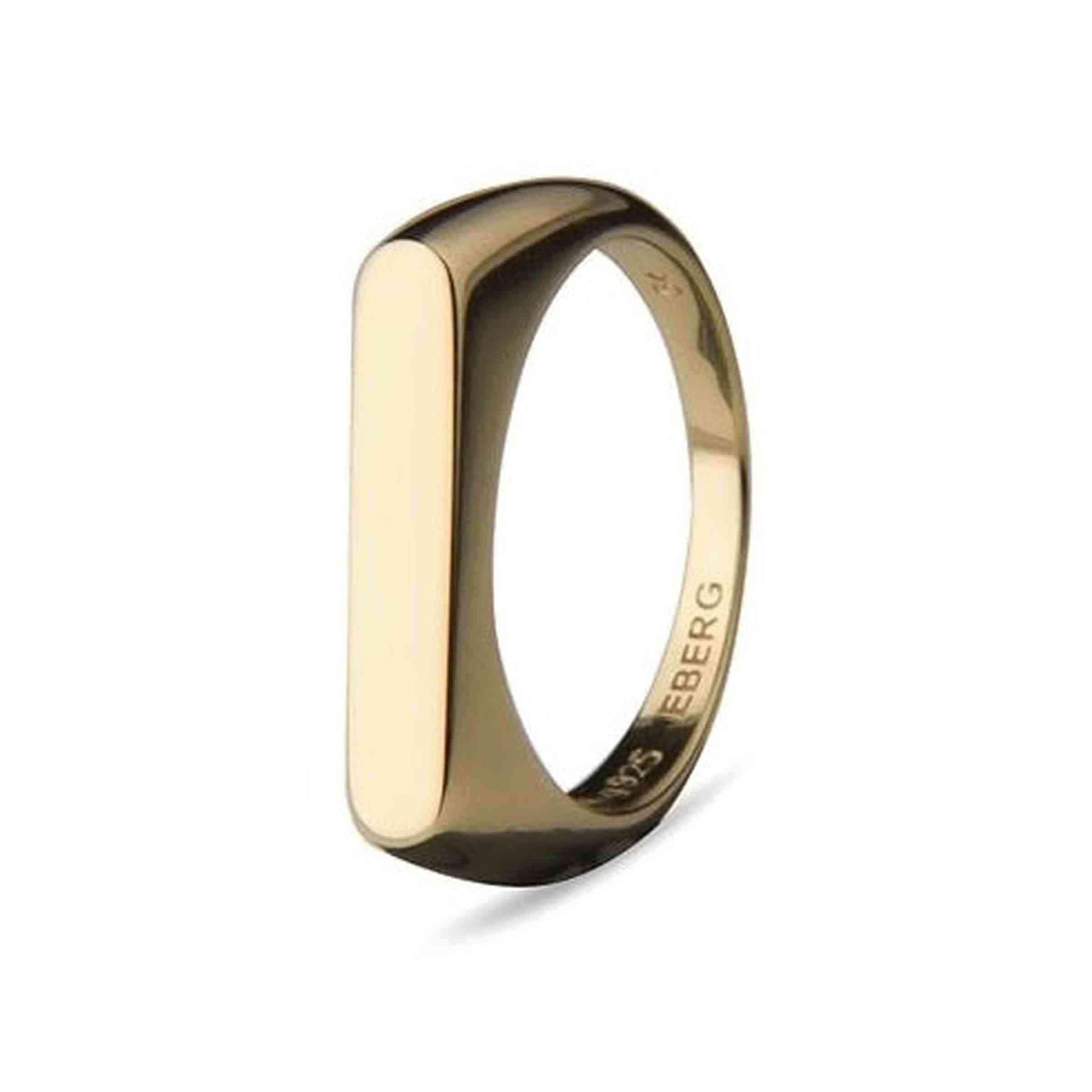 Jeberg Jewellery Ring Pretty Powerful Piece, vergoldet