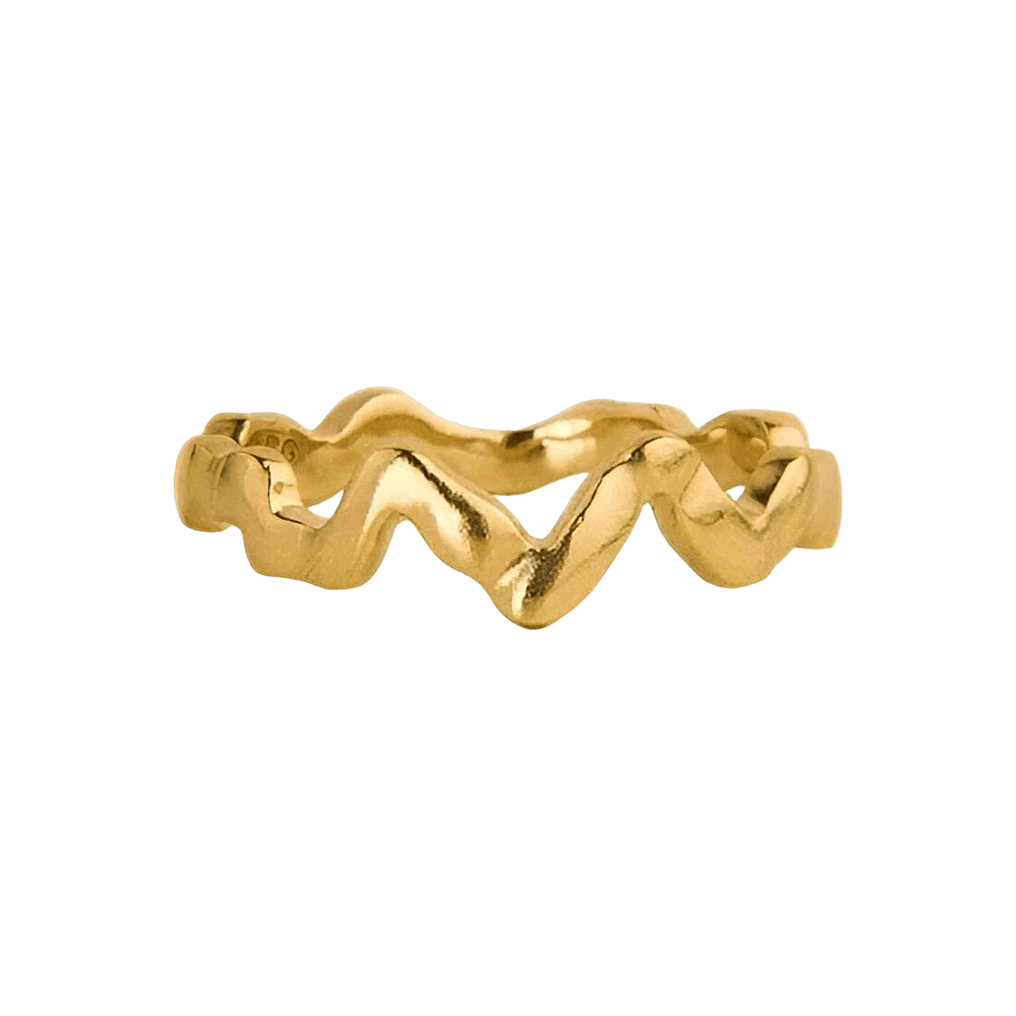 Jeberg Jewellery Ring Soul of Nature, vergoldet