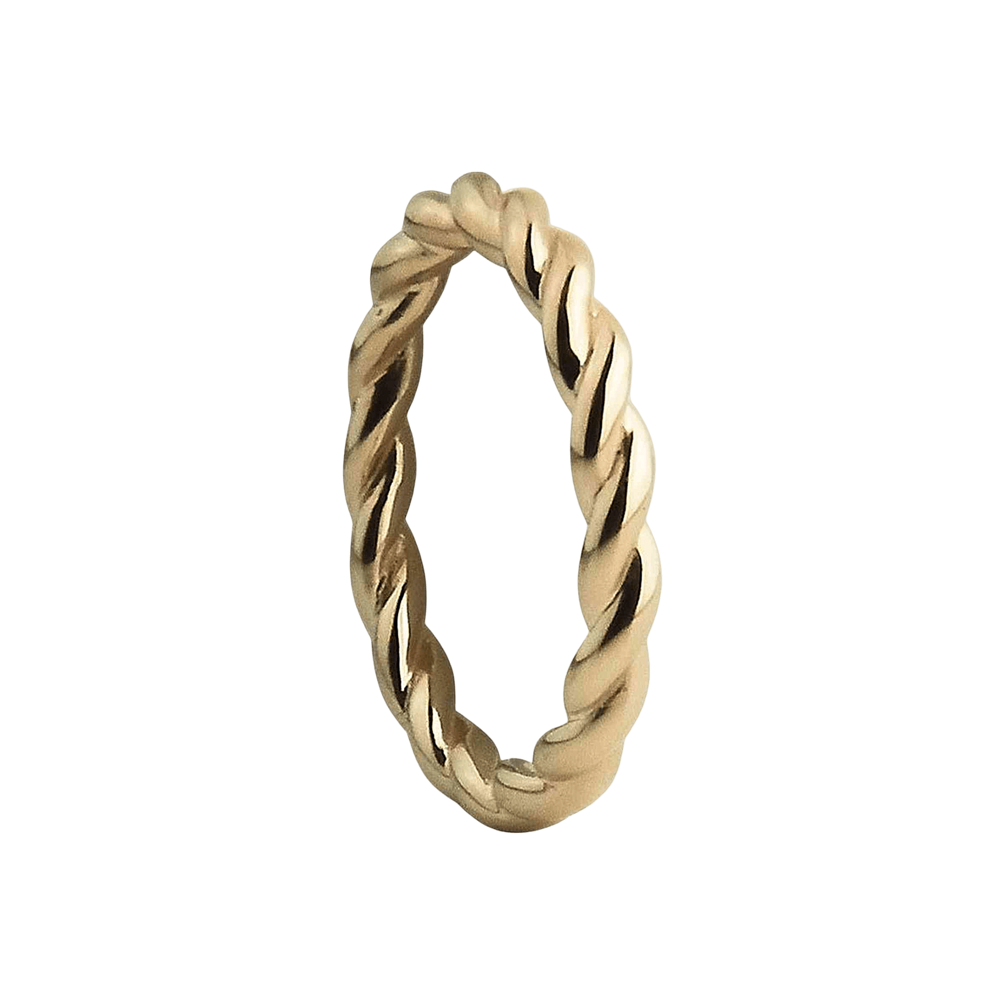 Jeberg Jewellery Ring Twisted, vergoldet