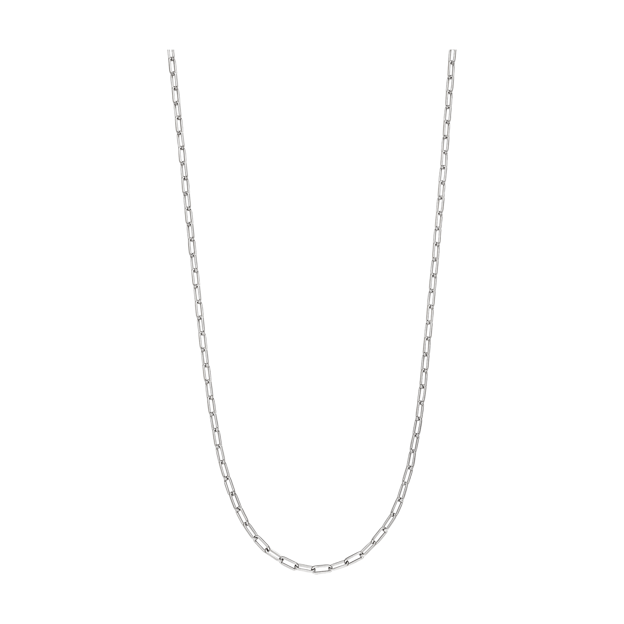 Leaf Kette Cube, Silber