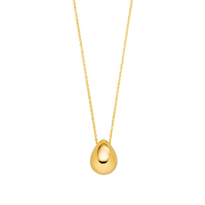 Leaf Kette One Drop, vergoldet