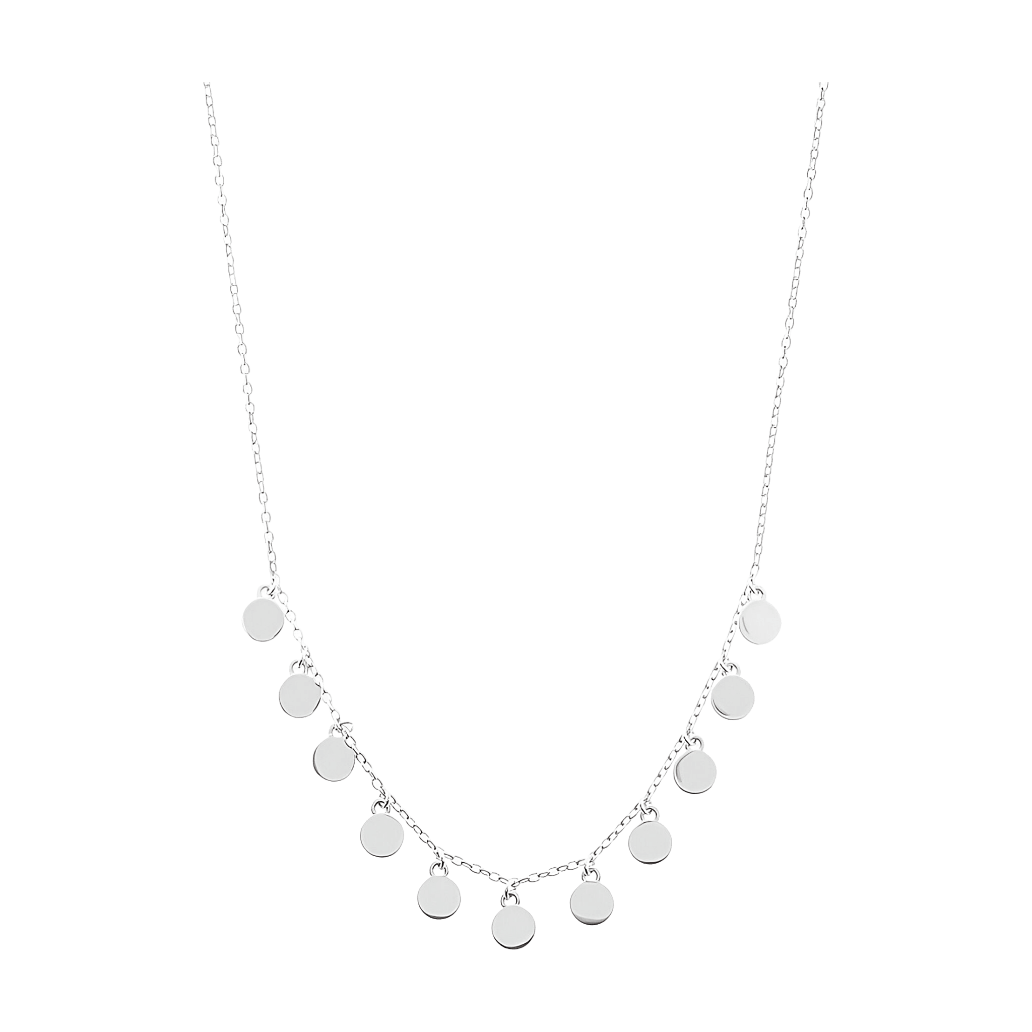 Leaf Kette Platelet, Silber