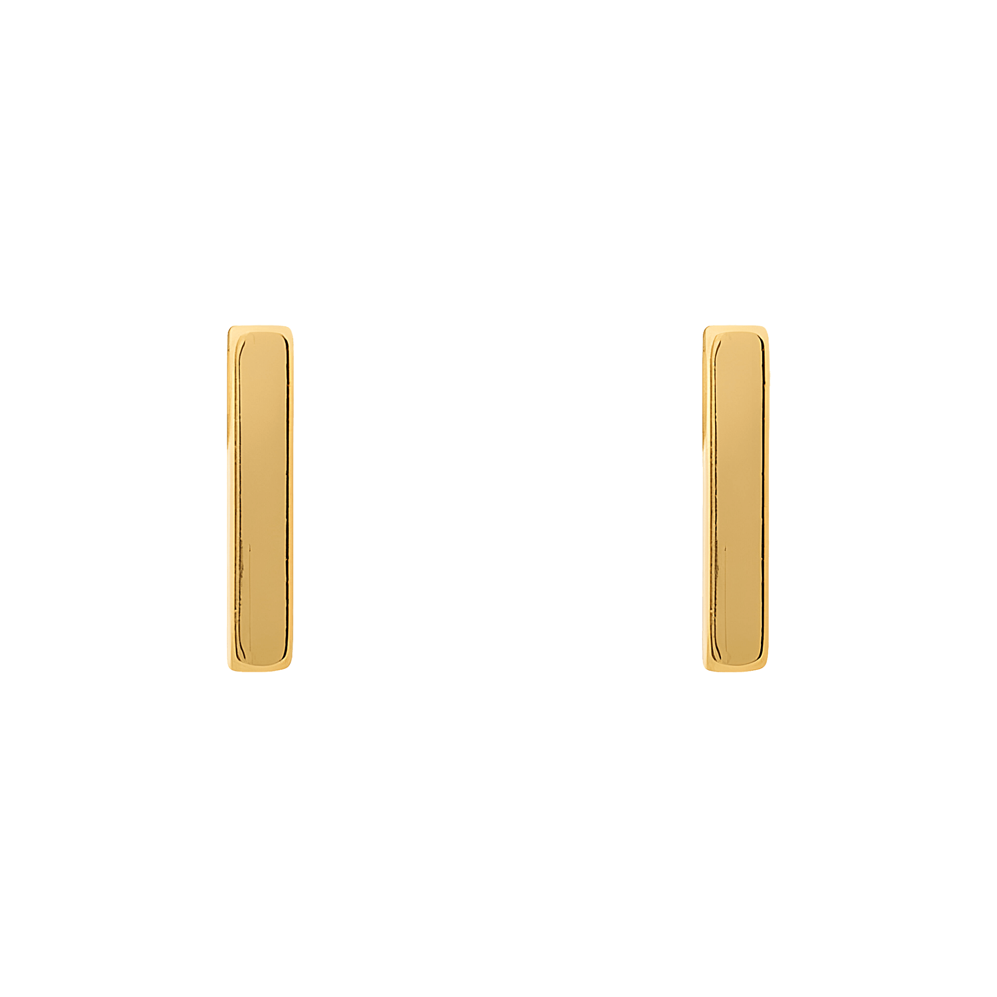 Leaf Ohrstecker MINI Stab, vergoldet