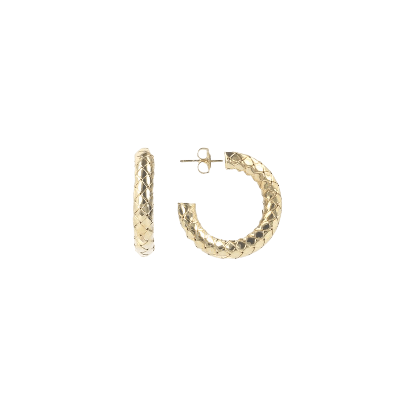 LOTT.gioielli Creolen Kobra, M, vergoldet