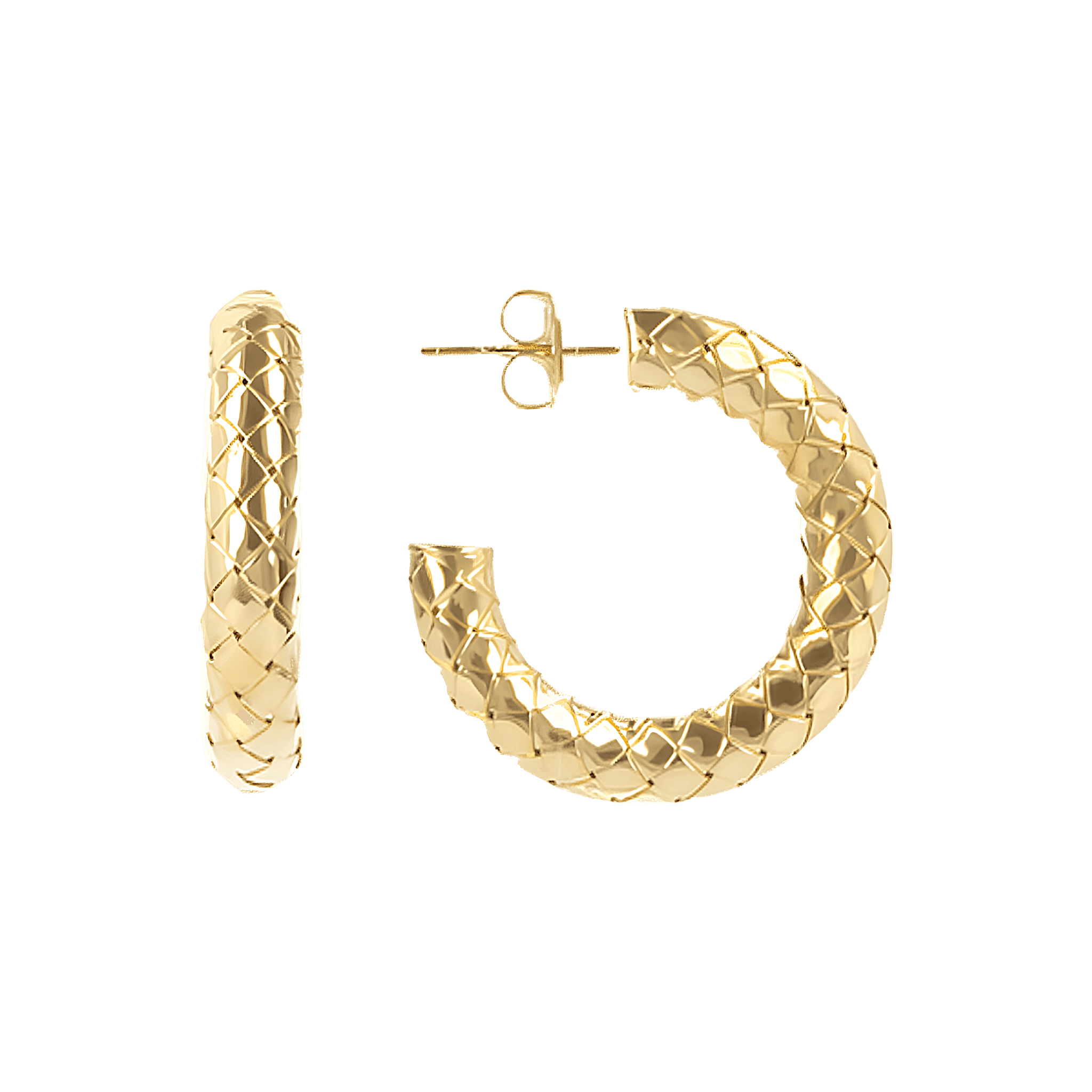 LOTT.gioielli Creolen Kobra, S, vergoldet