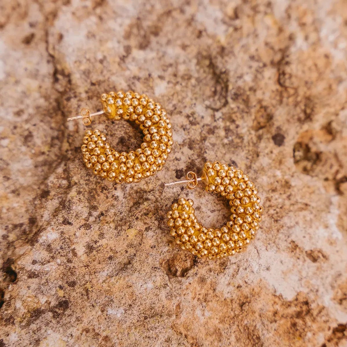 LOTT.gioielli Creolen Mara Round, S, vergoldet