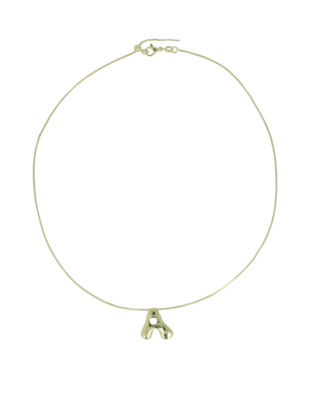 LOTT.gioielli Kette Gold Cartoon Initial, vergoldet