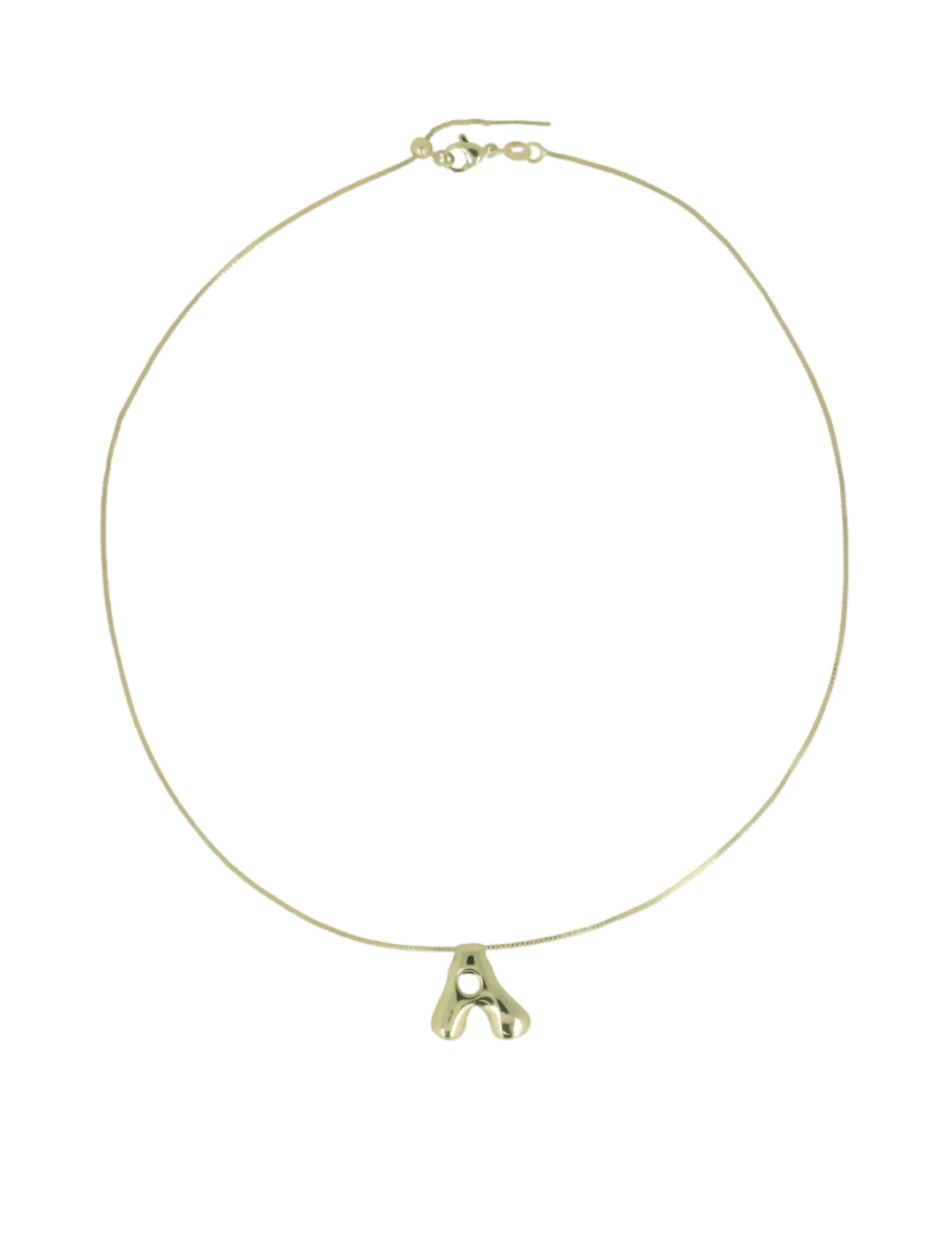 LOTT.gioielli Kette Gold Cartoon Initial, vergoldet