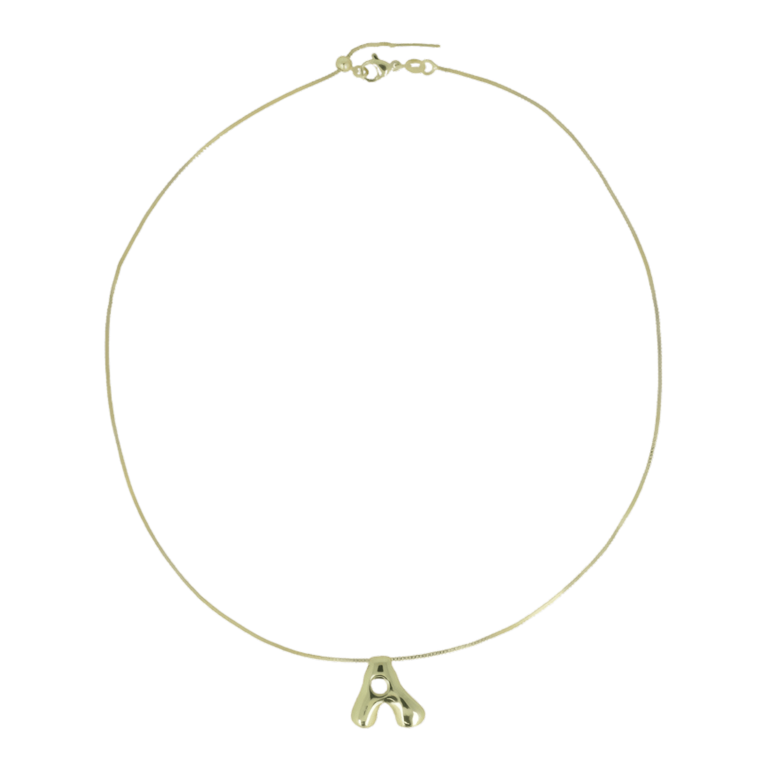 LOTT.gioielli Kette Gold Cartoon Initial, vergoldet