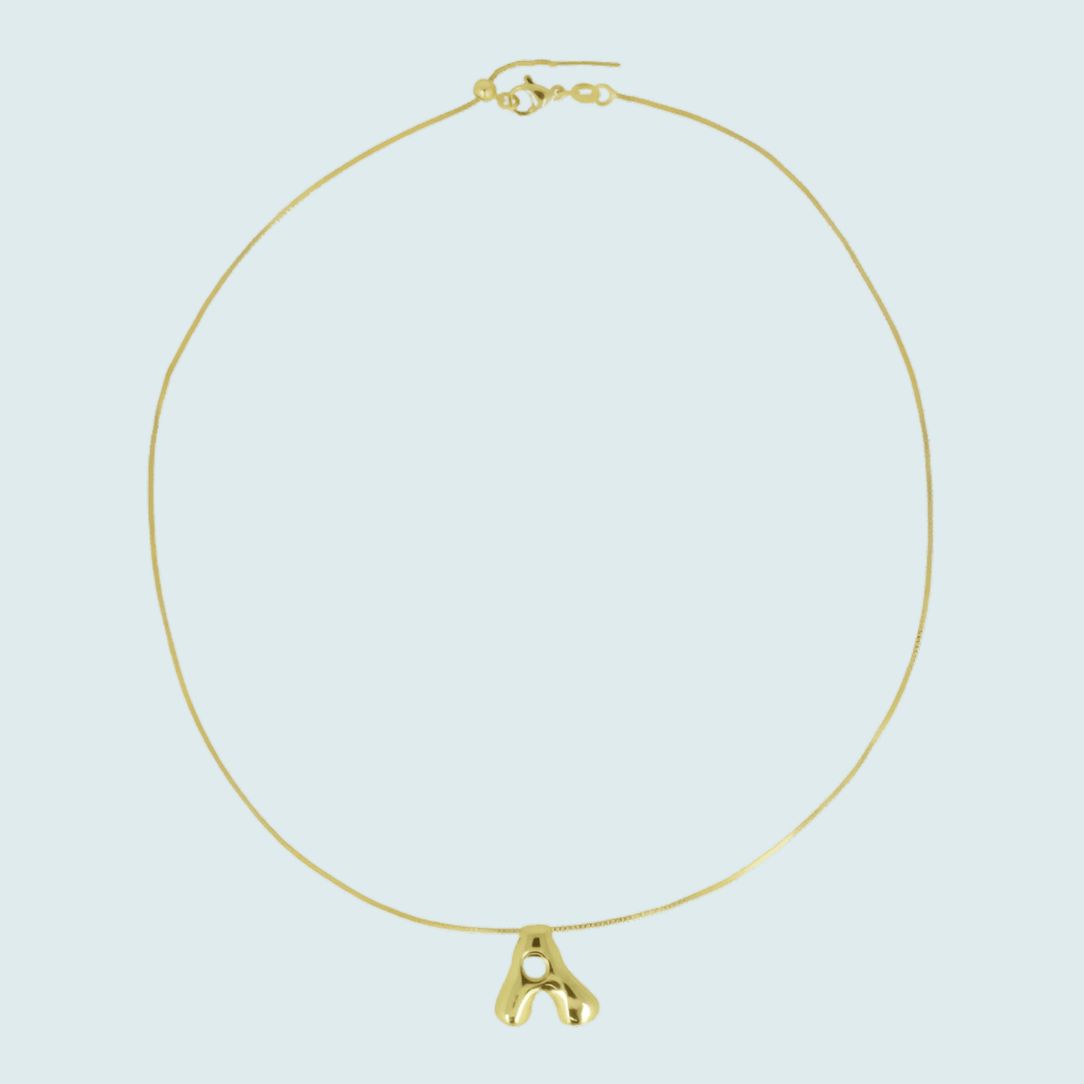 LOTT.gioielli Kette Gold Cartoon Initial, vergoldet