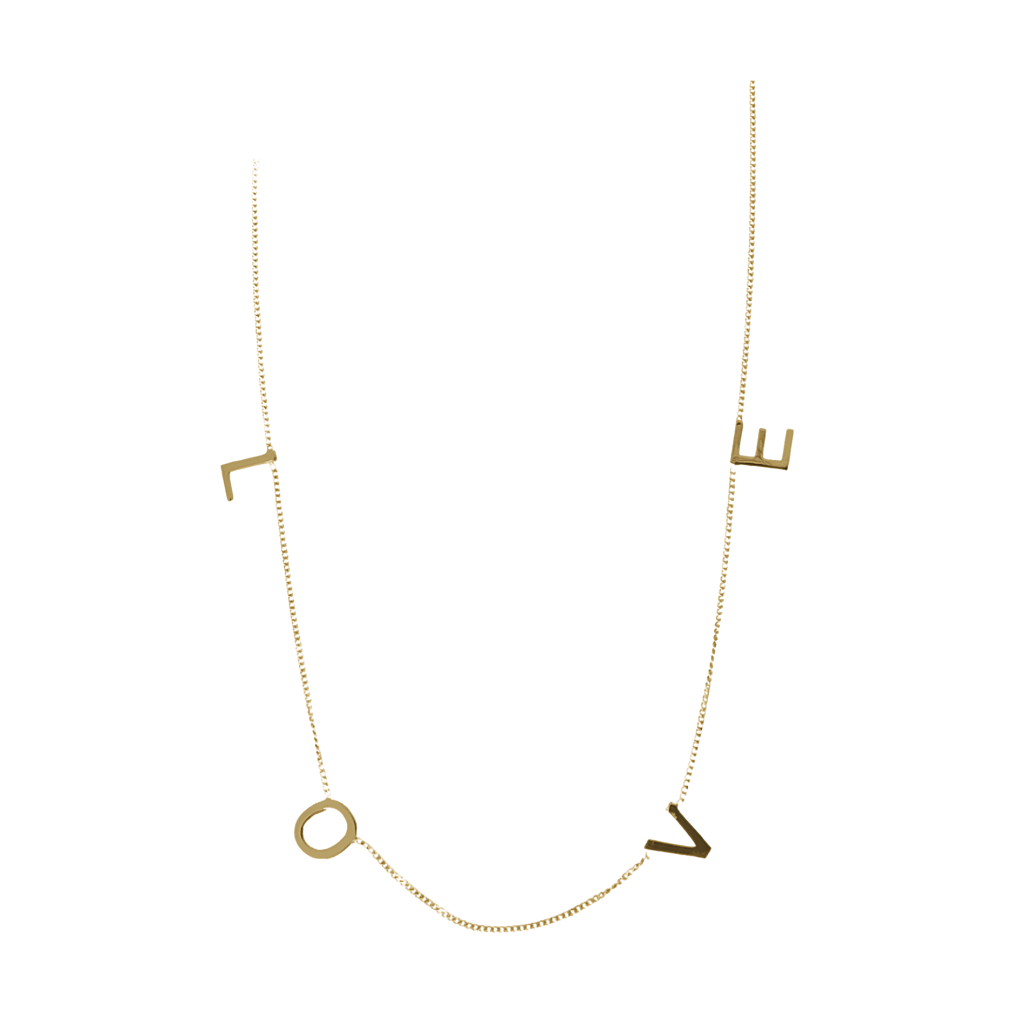 LOTT.gioielli Kette Symbol Gourmet Love, XL, vergoldet