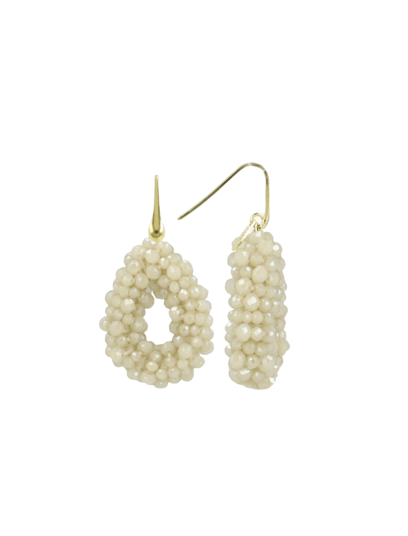 LOTT.gioielli Ohrringe Berry Drop, Irregular stones, nude, S, vergoldet