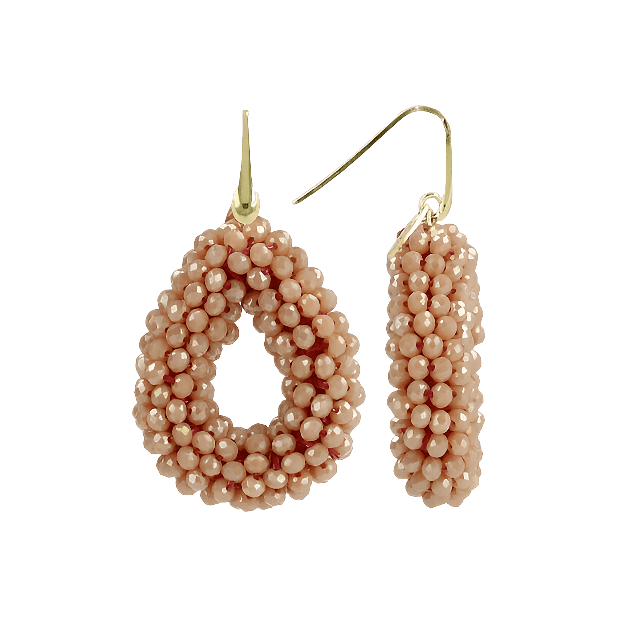 LOTT.gioielli Ohrringe Berry Drop, liver dust, S, vergoldet