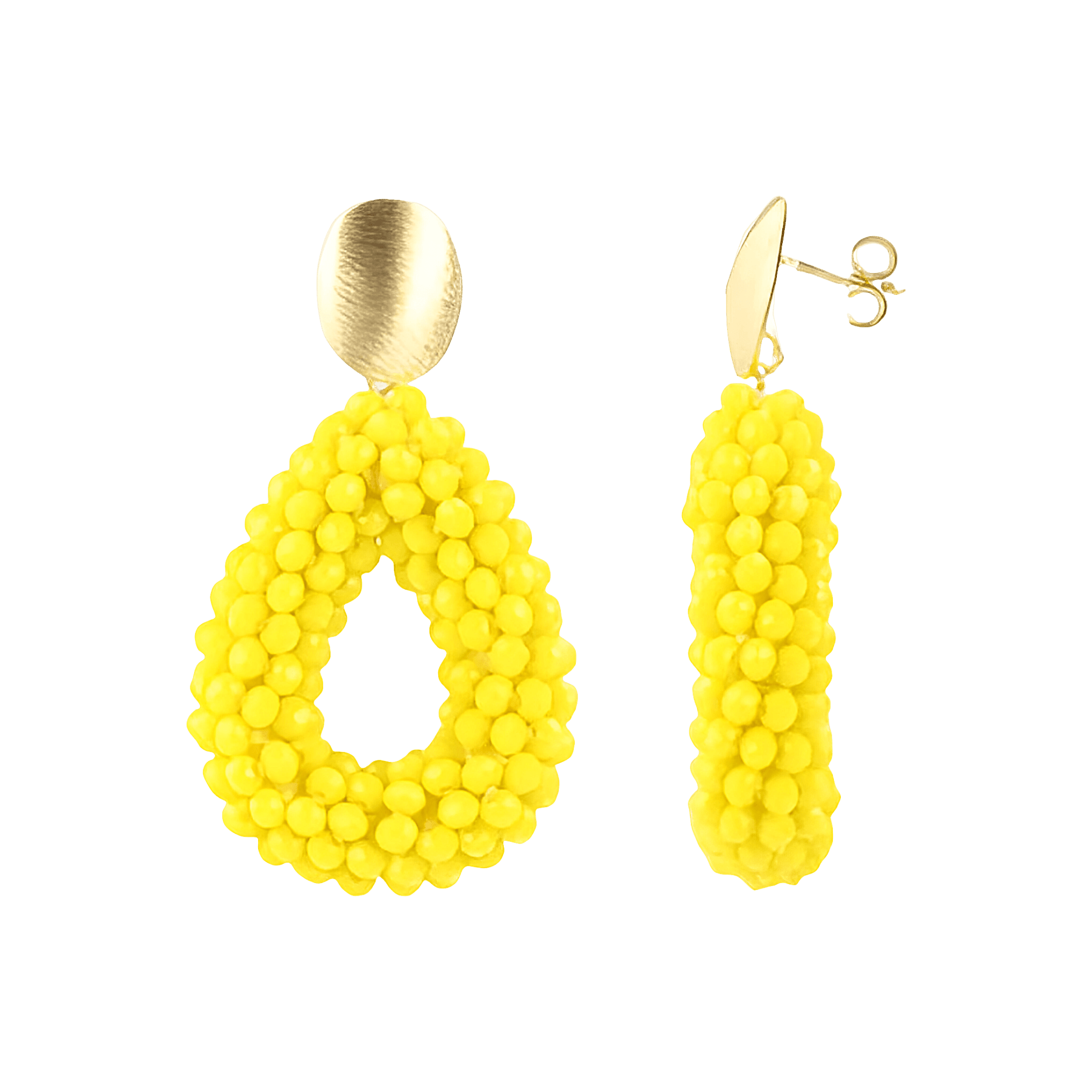 LOTT.gioielli Ohrringe Berry Drop, yellow milk, S, vergoldet