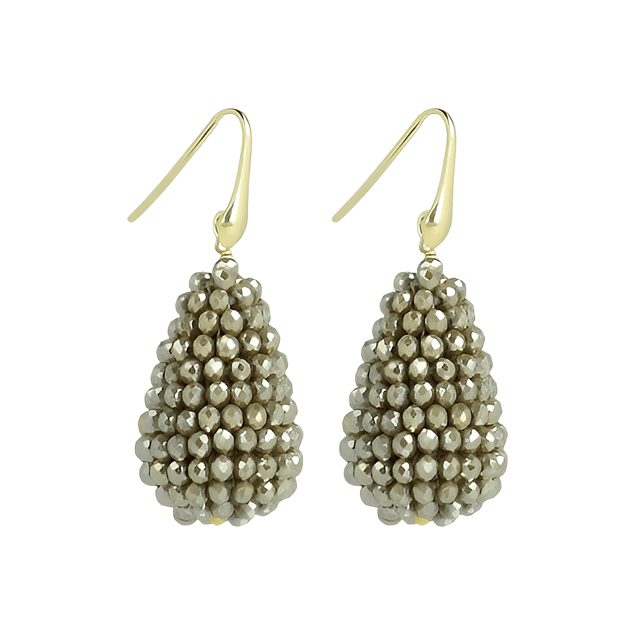 LOTT.gioielli Ohrringe Cone S, metallic taupe, vergoldet