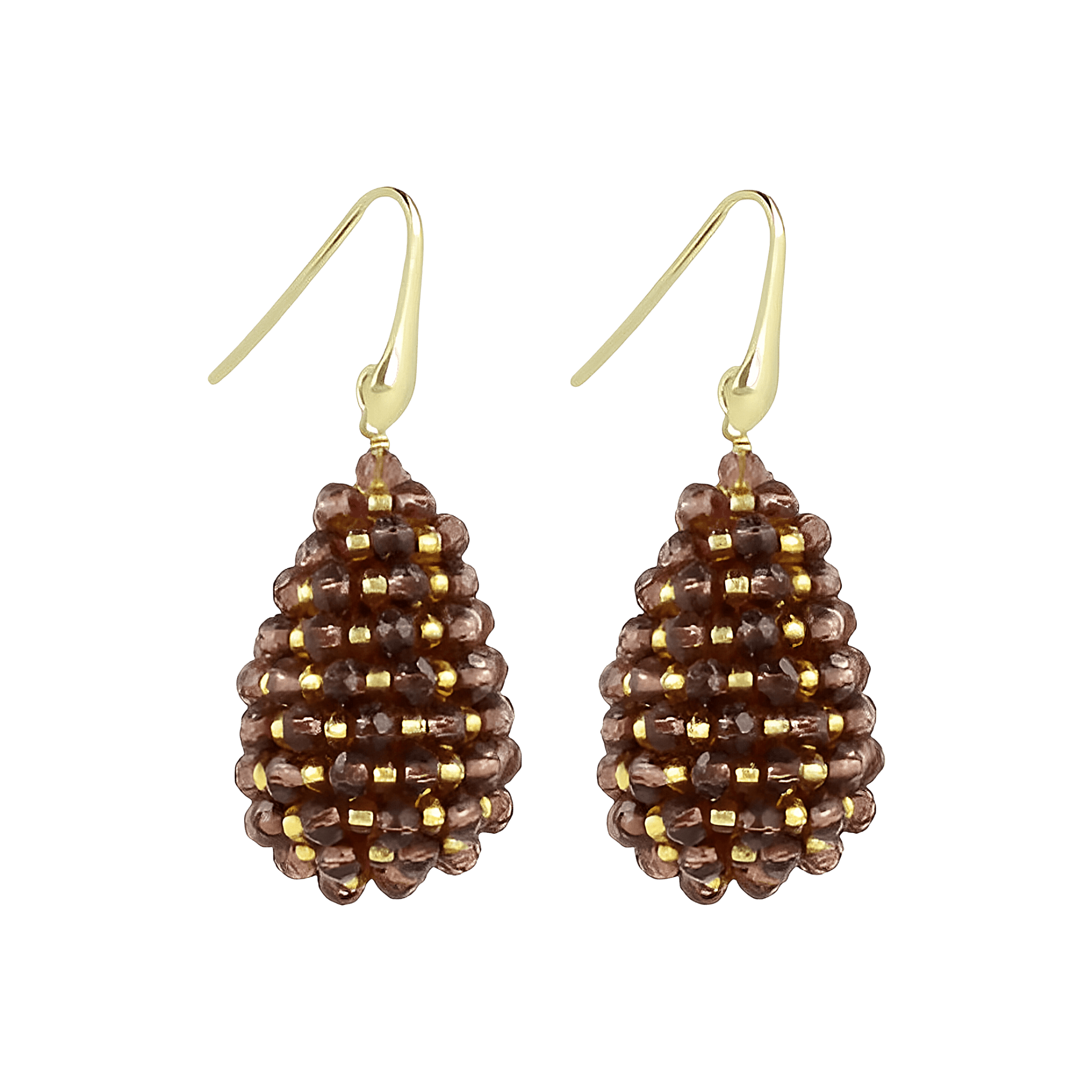 LOTT.gioielli Ohrringe Cone XS, Dark Violet Gold, vergoldet